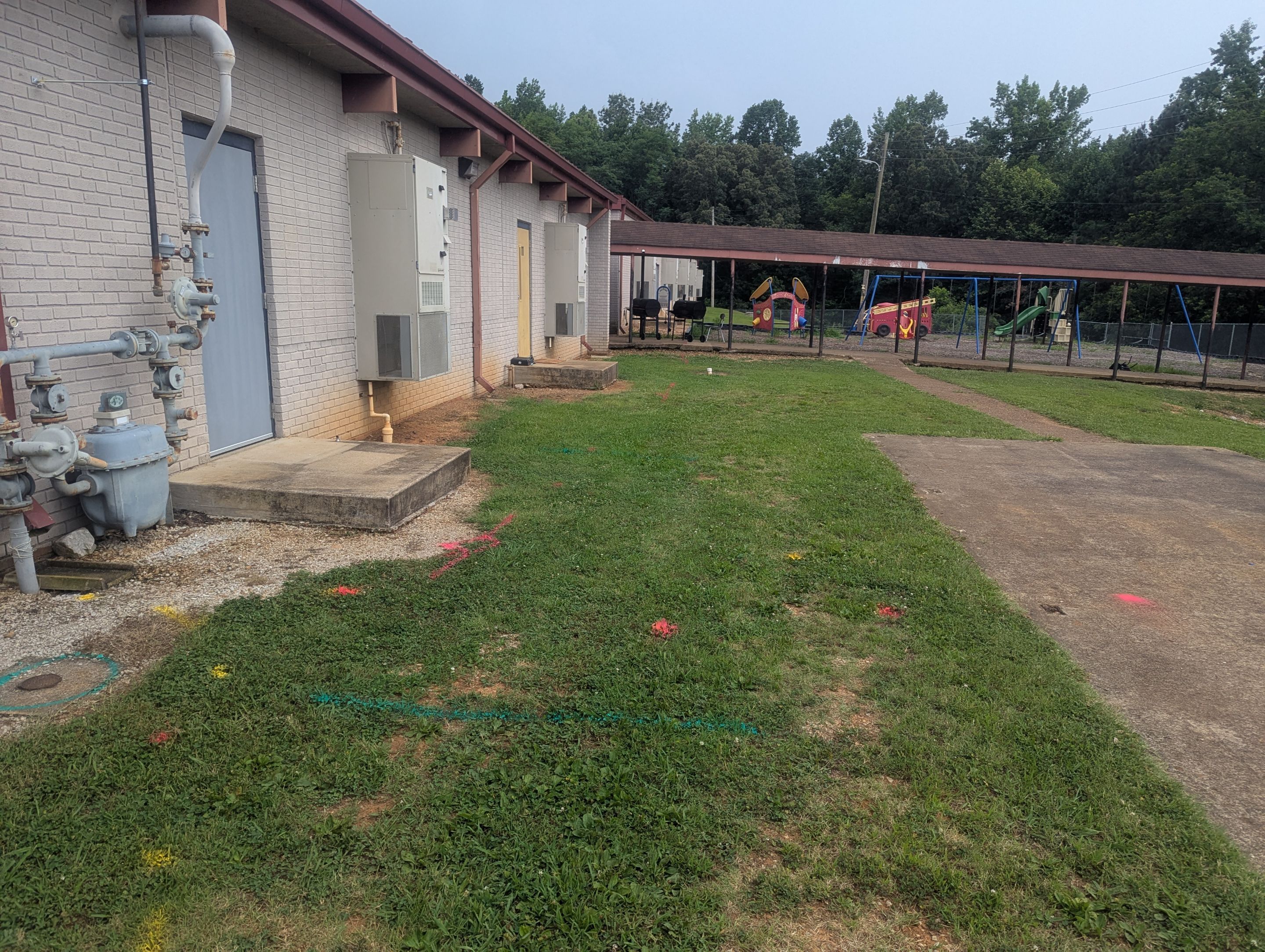 Utility Locate and GPR (School Project) by Alsip Locating Service, LLC