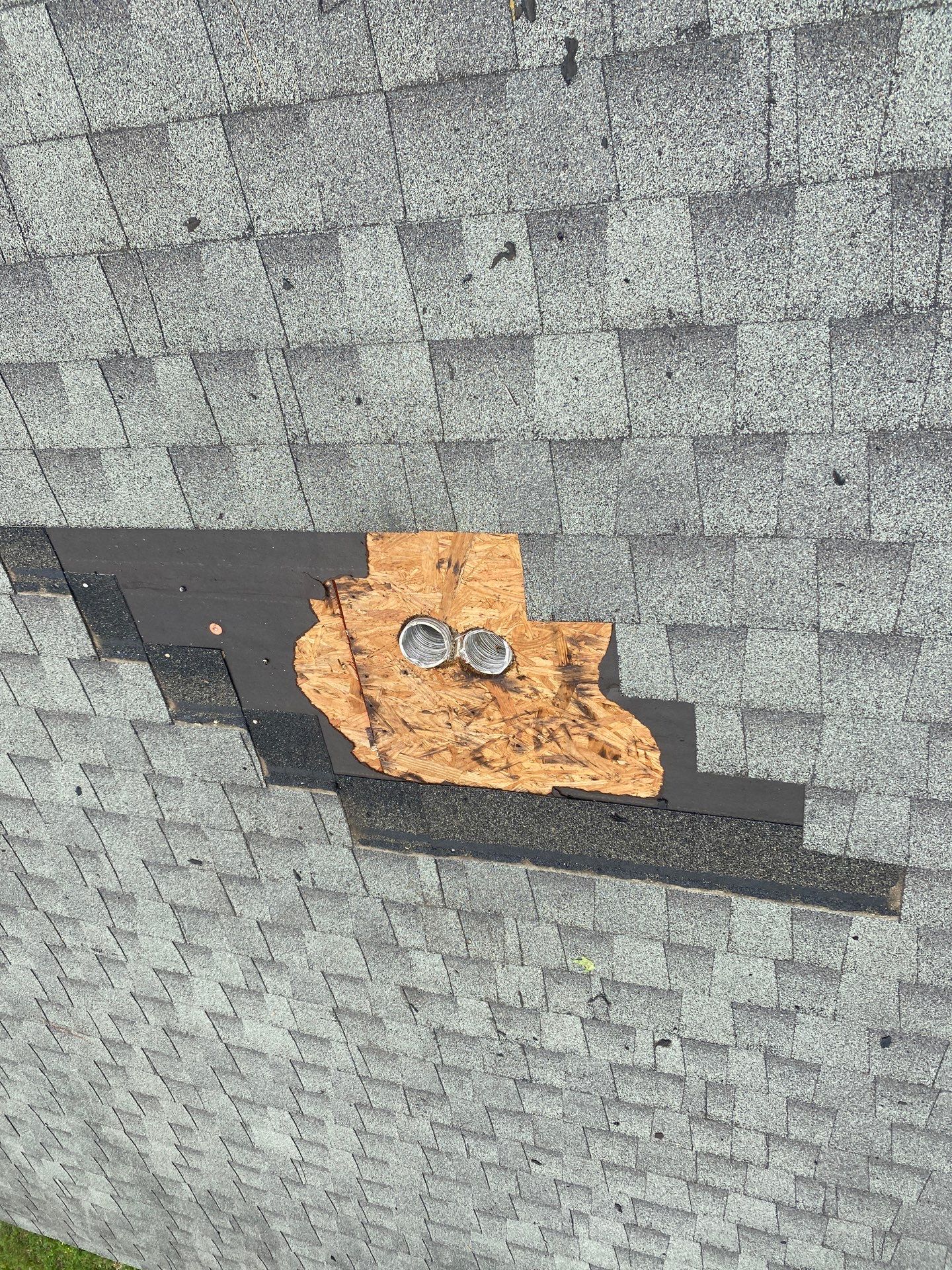 Hail Damage using Owen's Corning Duration (Lifetime) Shingles by Roof Repair Company