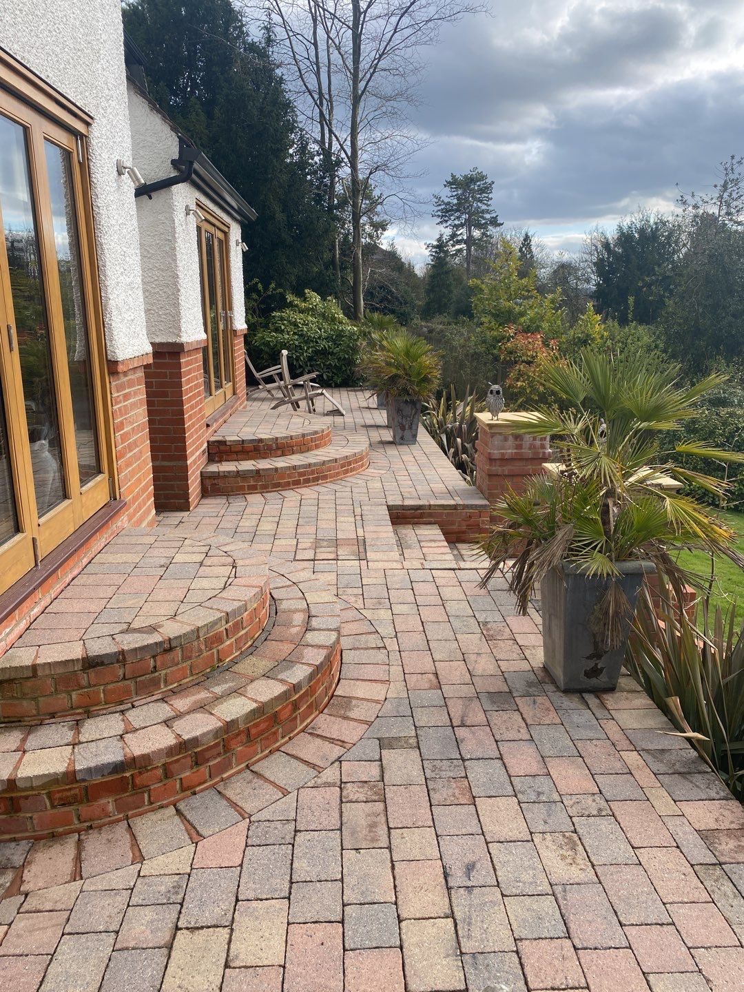 Driveway And Patio Clean using honda 21 ltr/min by Ges Exterior Cleaning ltd