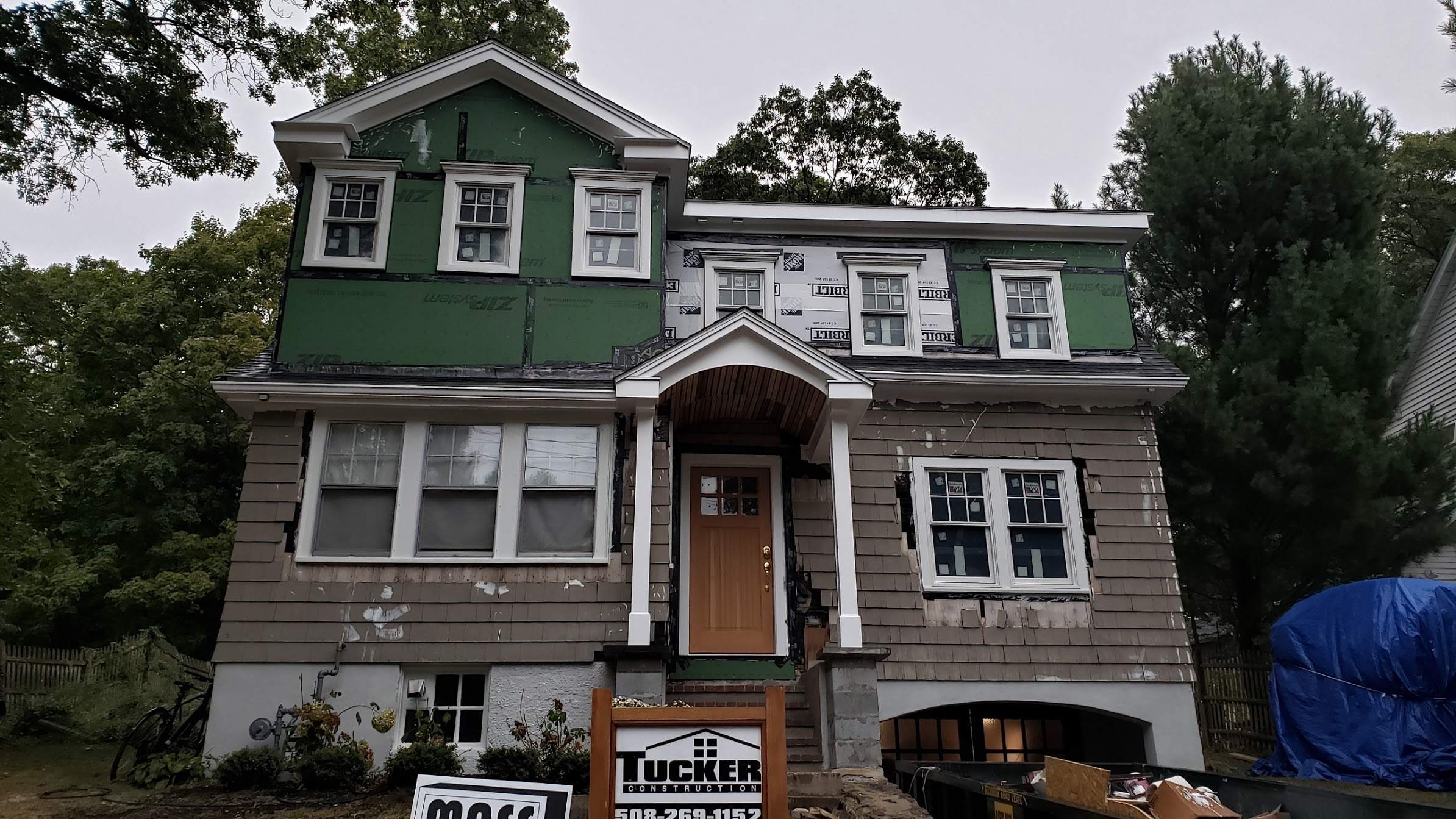 Siding Installation using Red Cedar by UBrothers Construction