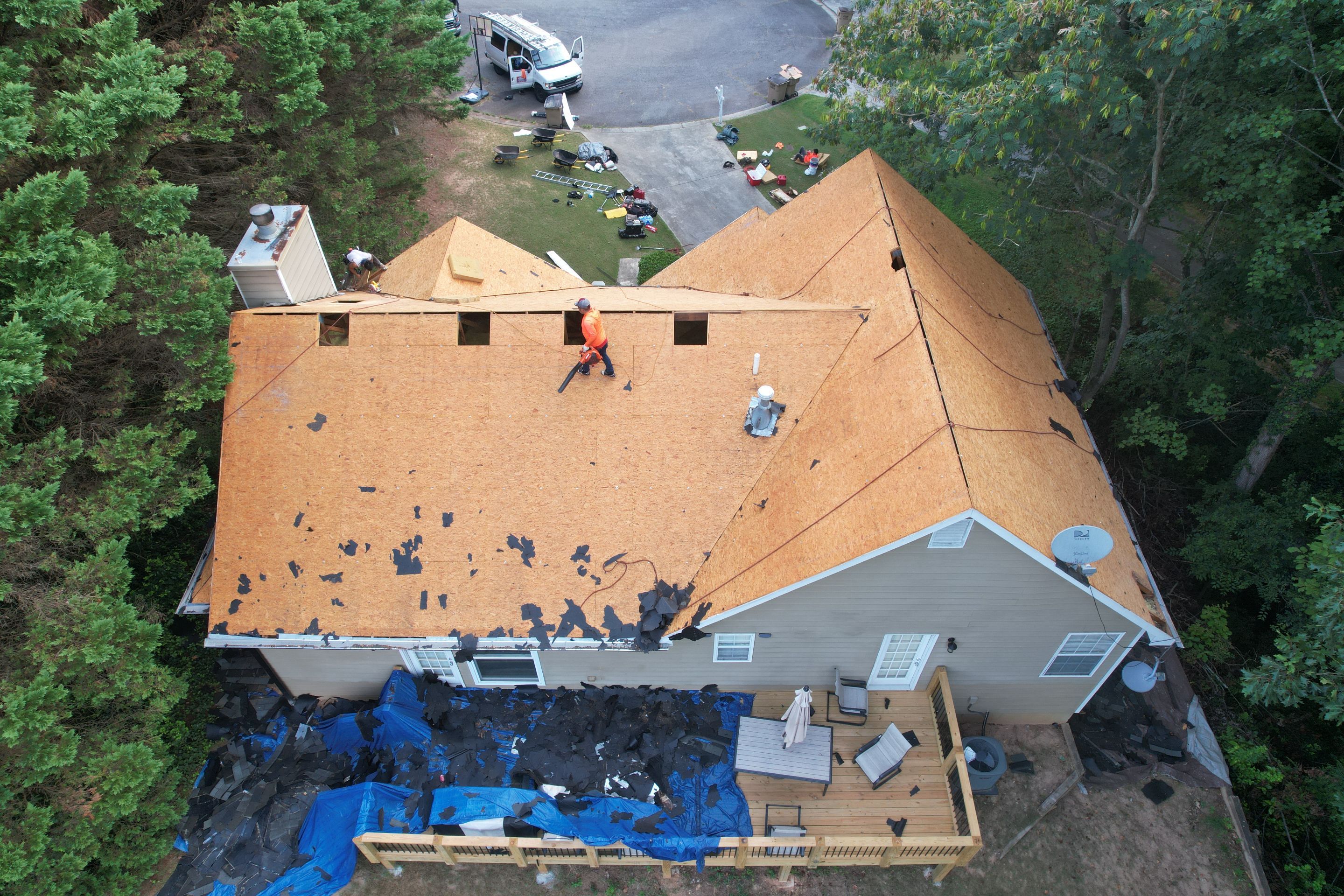 Residential Roof Replacement using Owens Corning Onyx Black by Inspector Roofing and Restoration