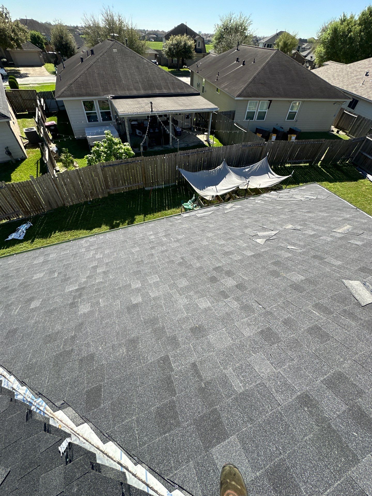Project in Houston by Motion Roofing
