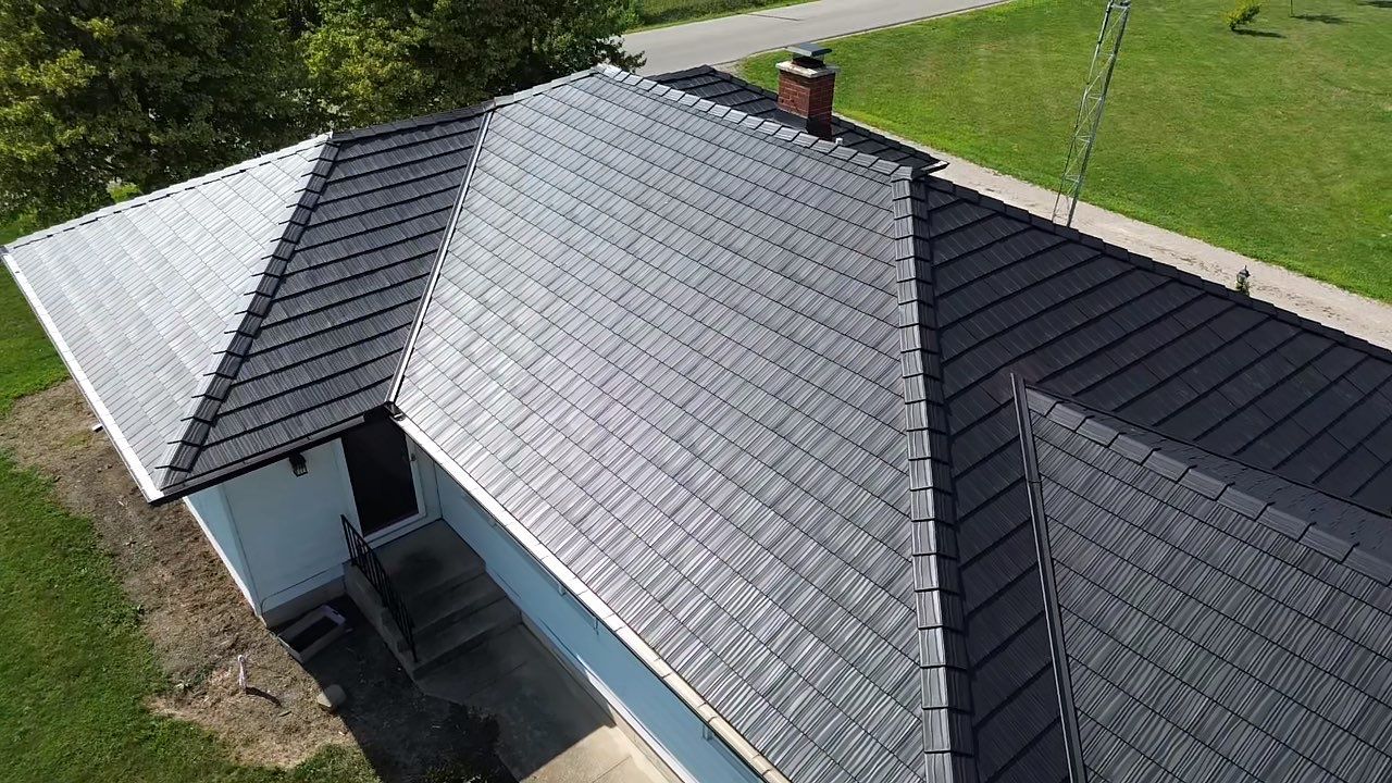 Metal Shake Shingle Roof Installation in Van Wert, Ohio by 4Ever Metal Roofing