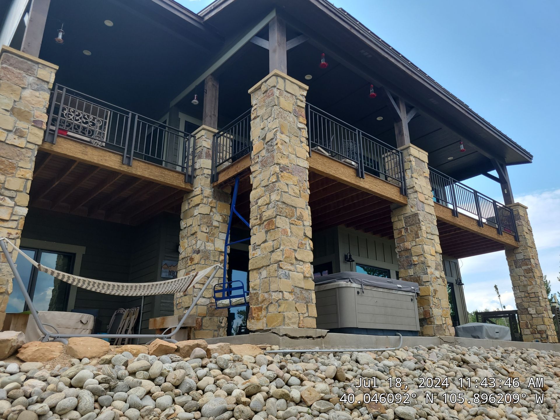 Exterior Painting Using Stain by Wheatley Creek Services