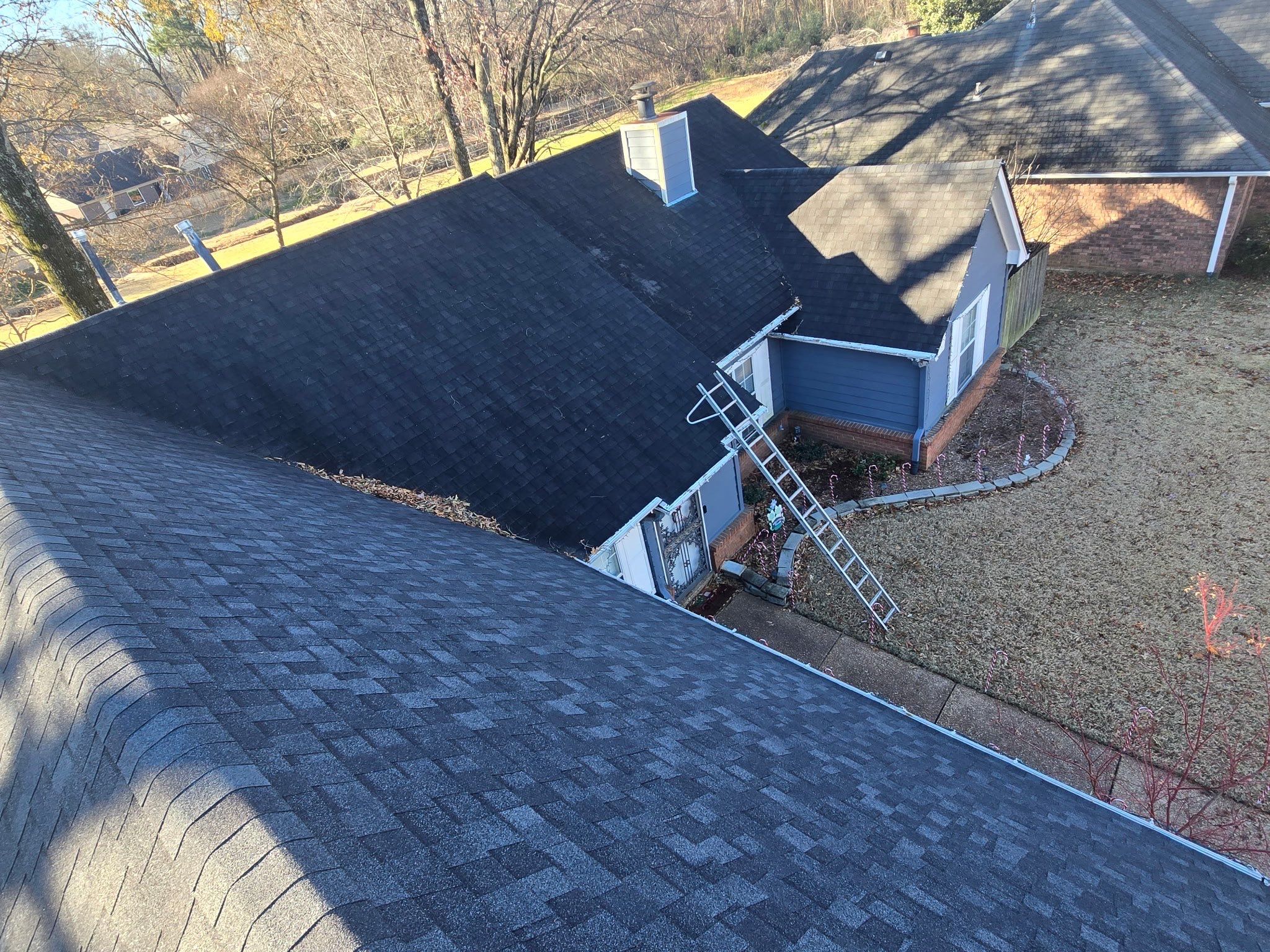 Asphalt Shingle Roof Replacement and Decking Repair in Bartlett by Revival Roofing Services