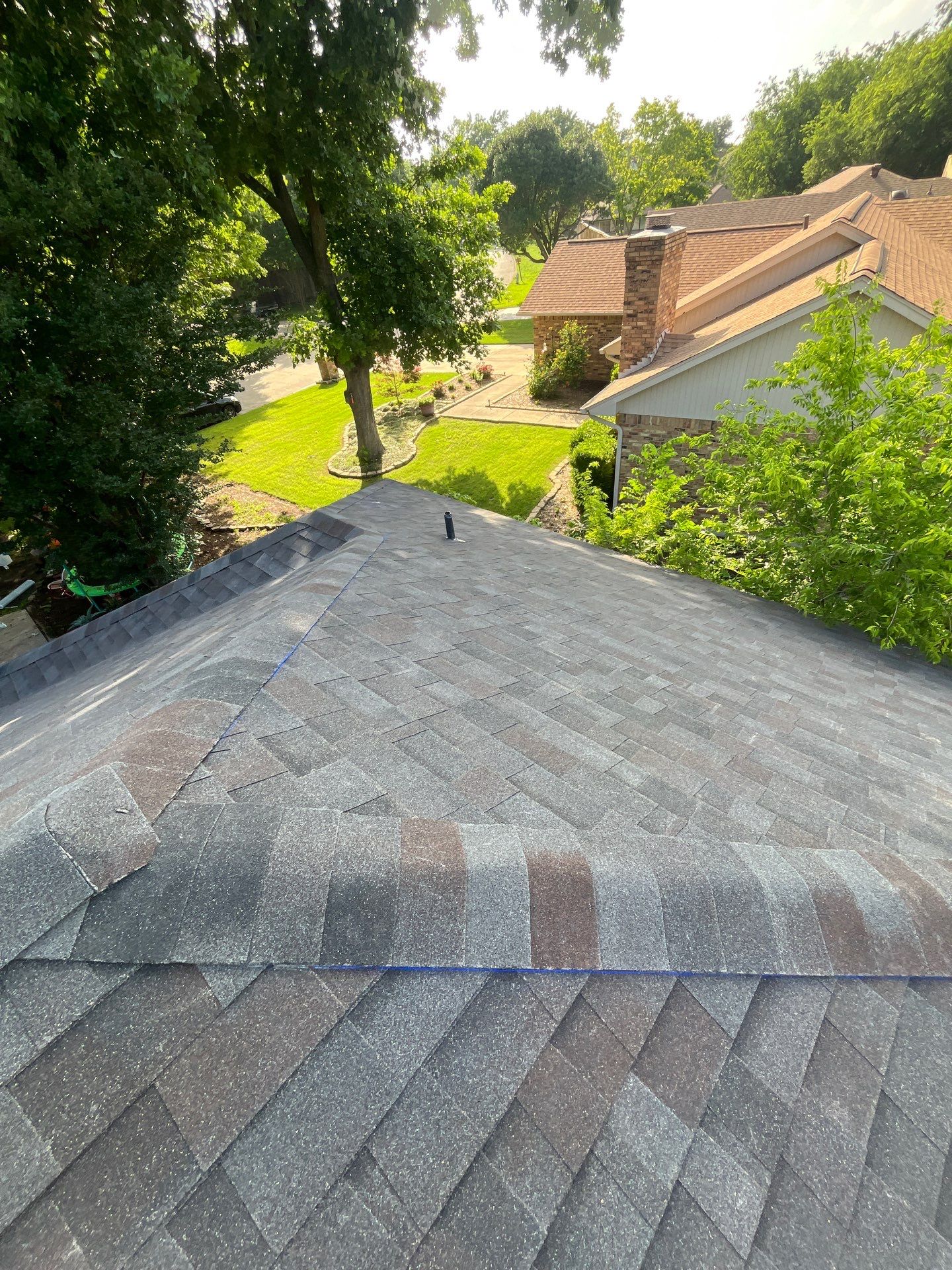 New Sky light/ New Roof/ Gutters and Fence Staining.  by Berry Good Roofing 