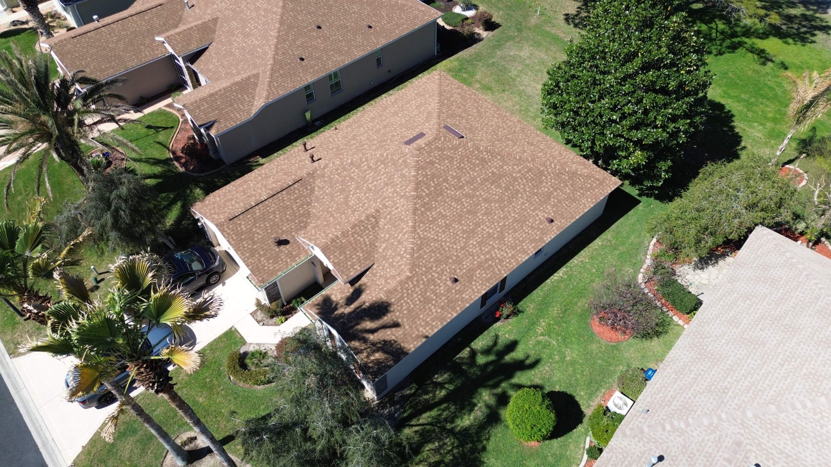 Shingle reroof in Ocala FL by Gold Key Roofing