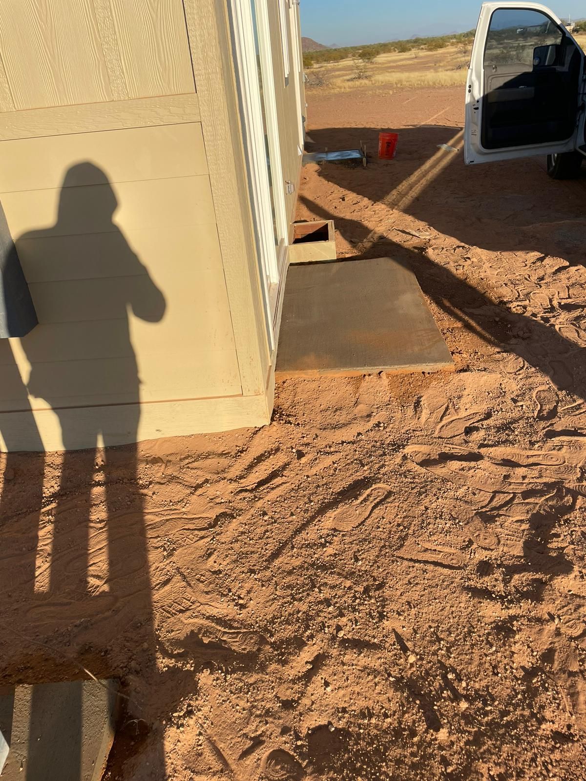 Project in Eloy by Mobile Home Installations