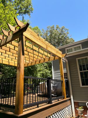 Pergola using Wood Sealant