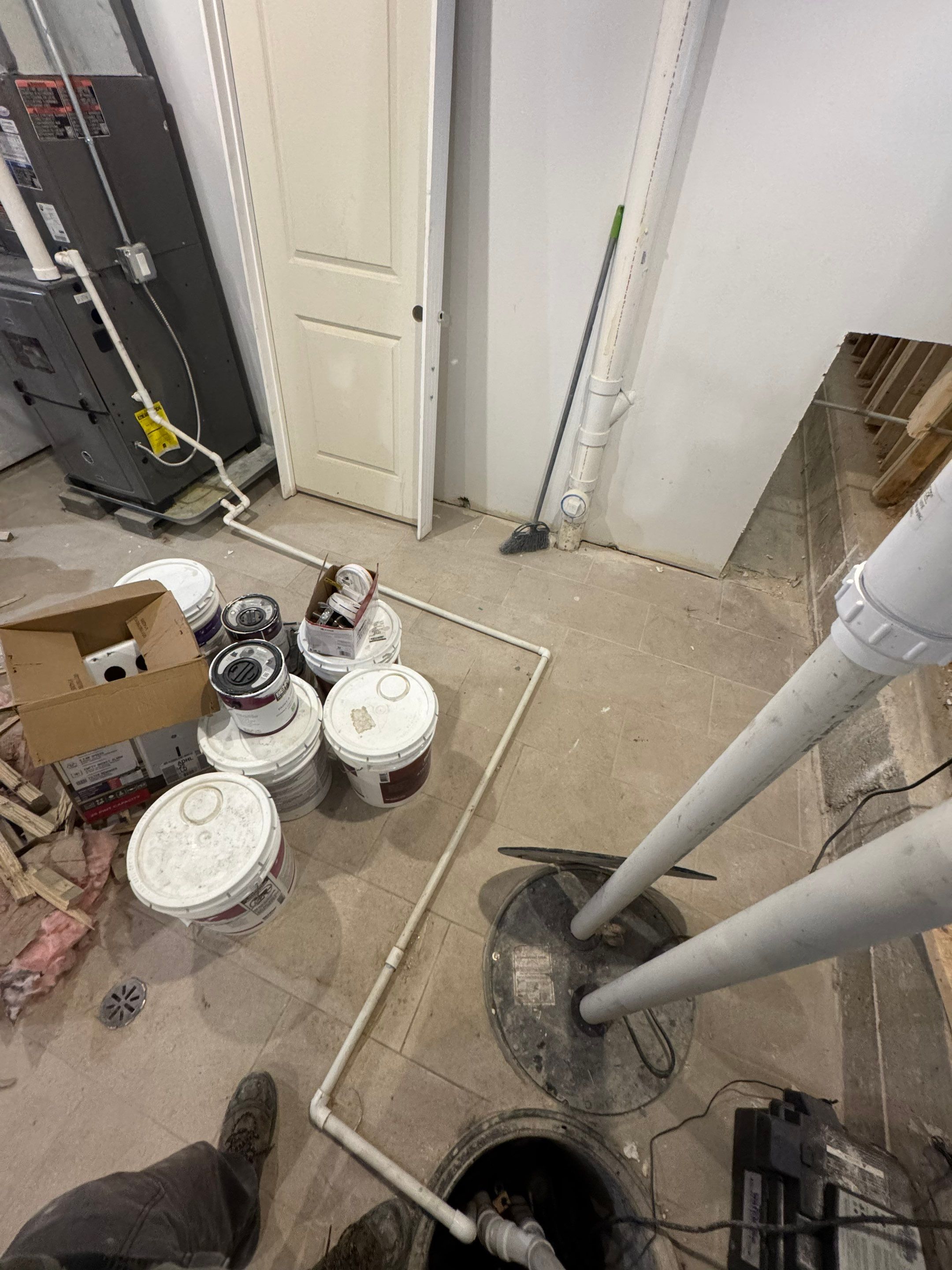 North Side Drain Tile System by Area Wide Waterproofing