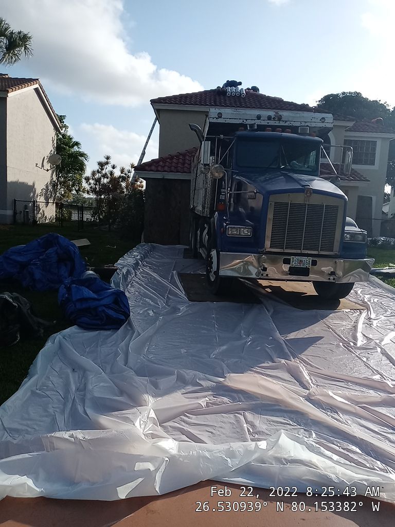 Residential Roofing Installation using Eagle Roofing Tile by BLUES BROTHERS ROOFING