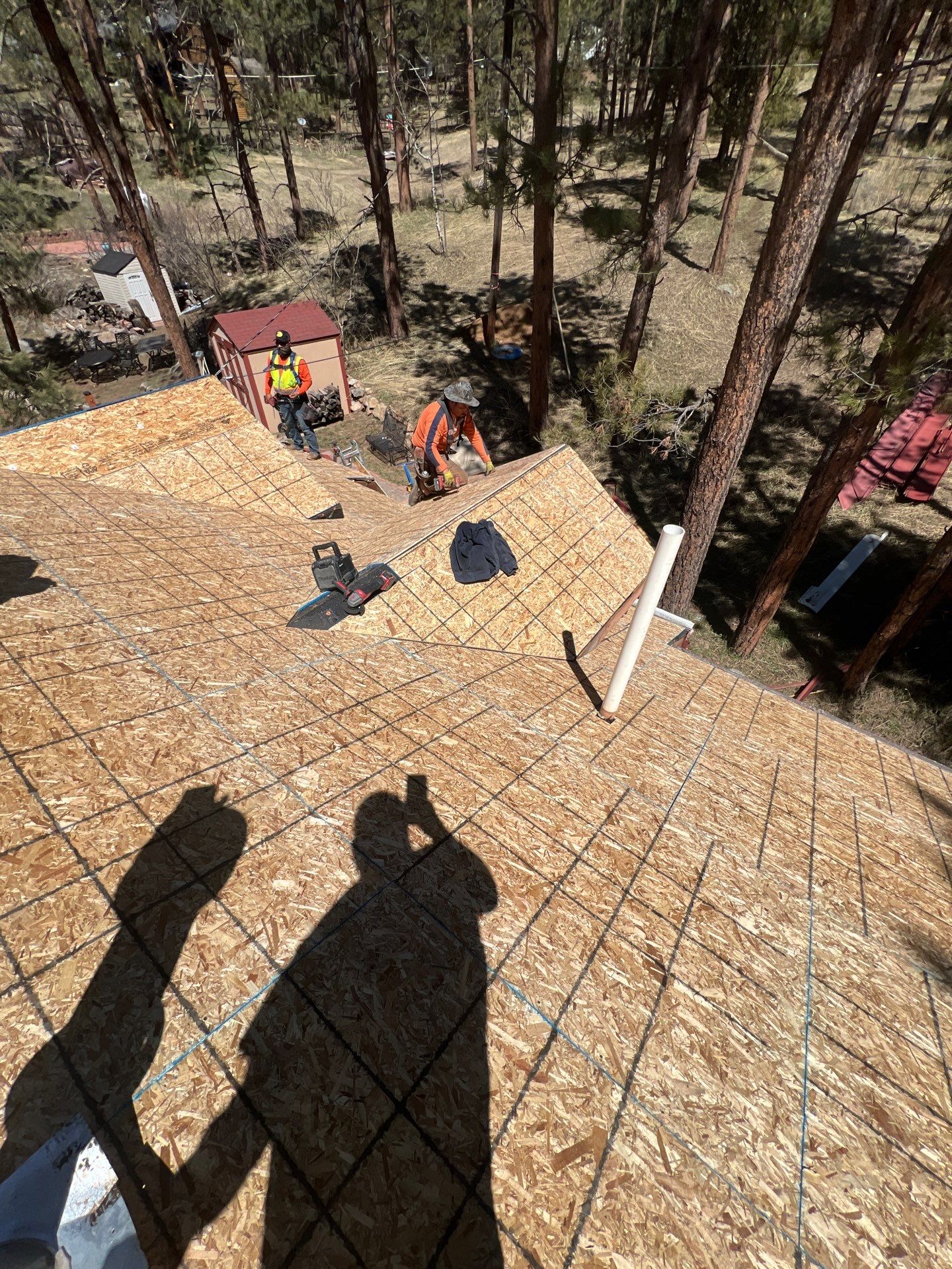 Residential Roofing Installation using Standing Seam Metal by Blue Peaks Roofing LLC 