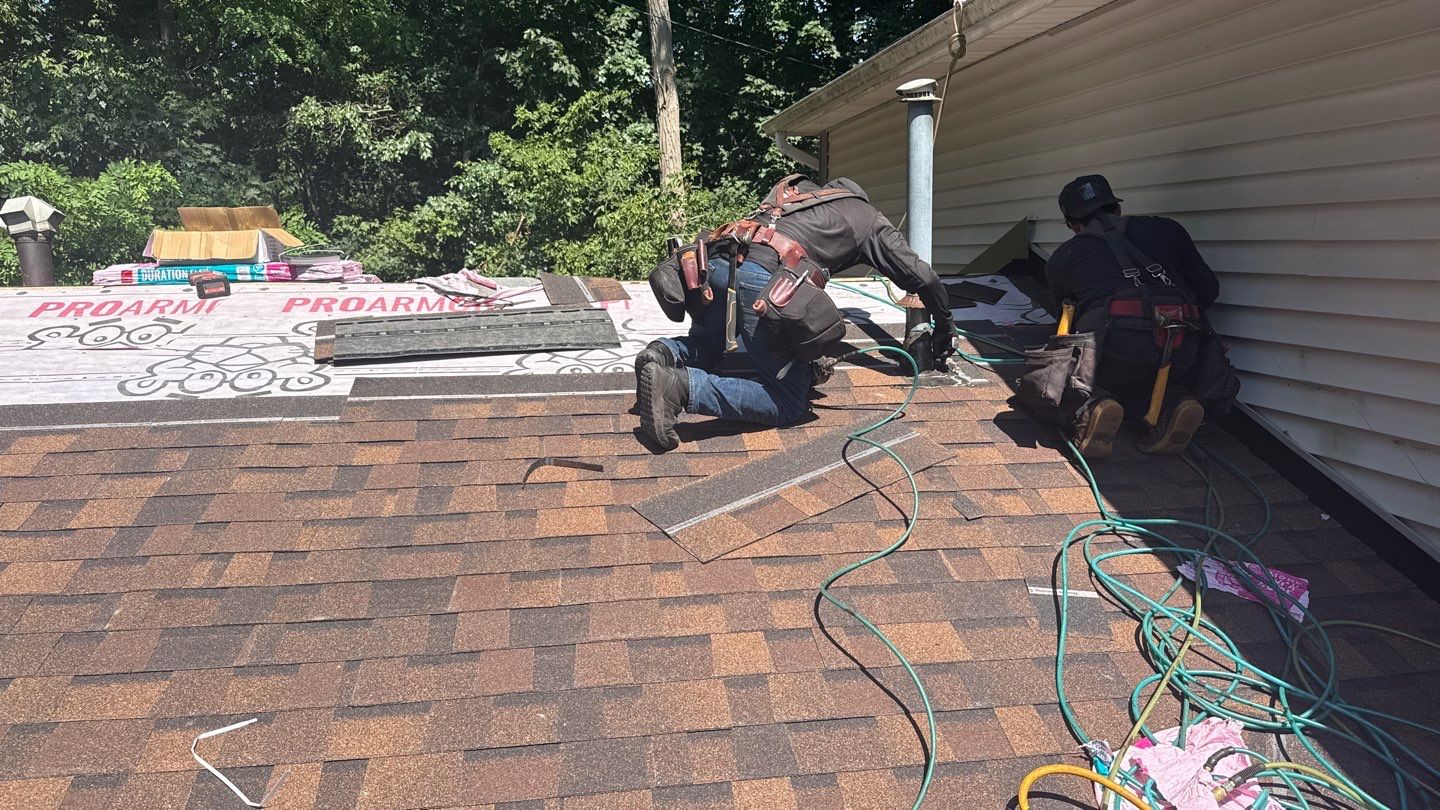 Roof Replacement using Owens Corning Brownwood by 180 Contractors