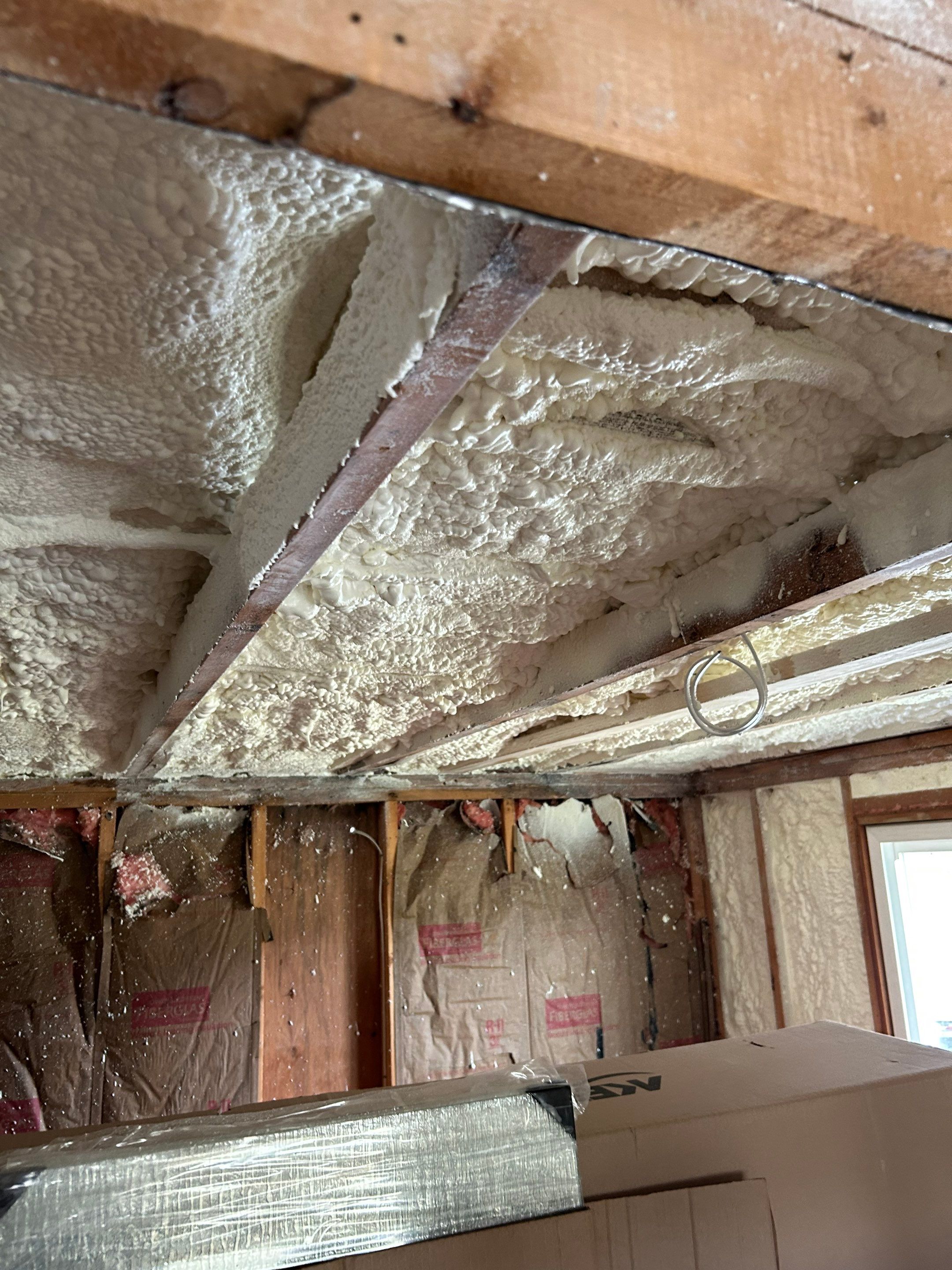 Mesko-Insulating a remodel with sprayfoam by Burke Home Services
