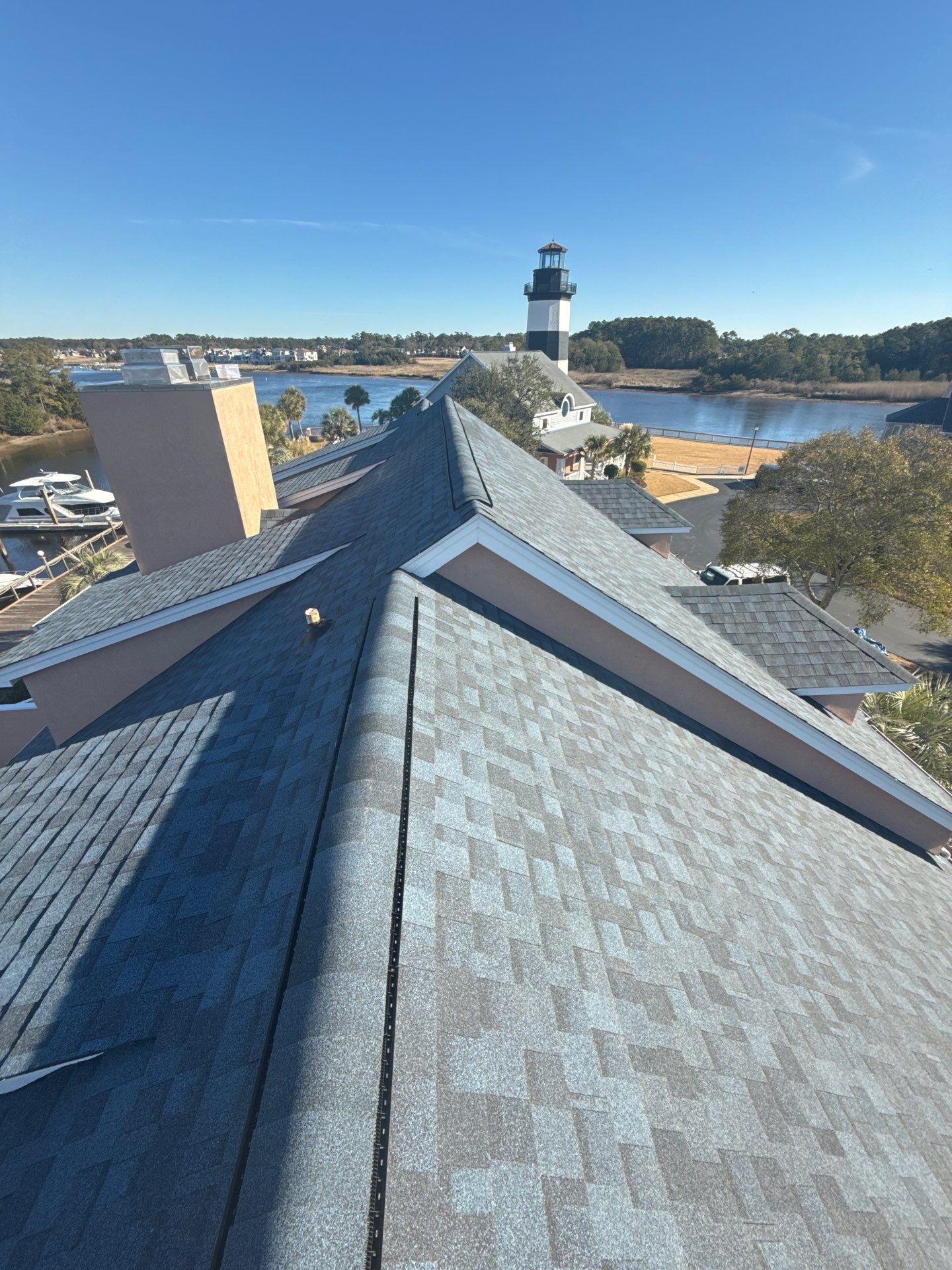 IKO Dynasty - Atlantic Blue by Linta Roofing