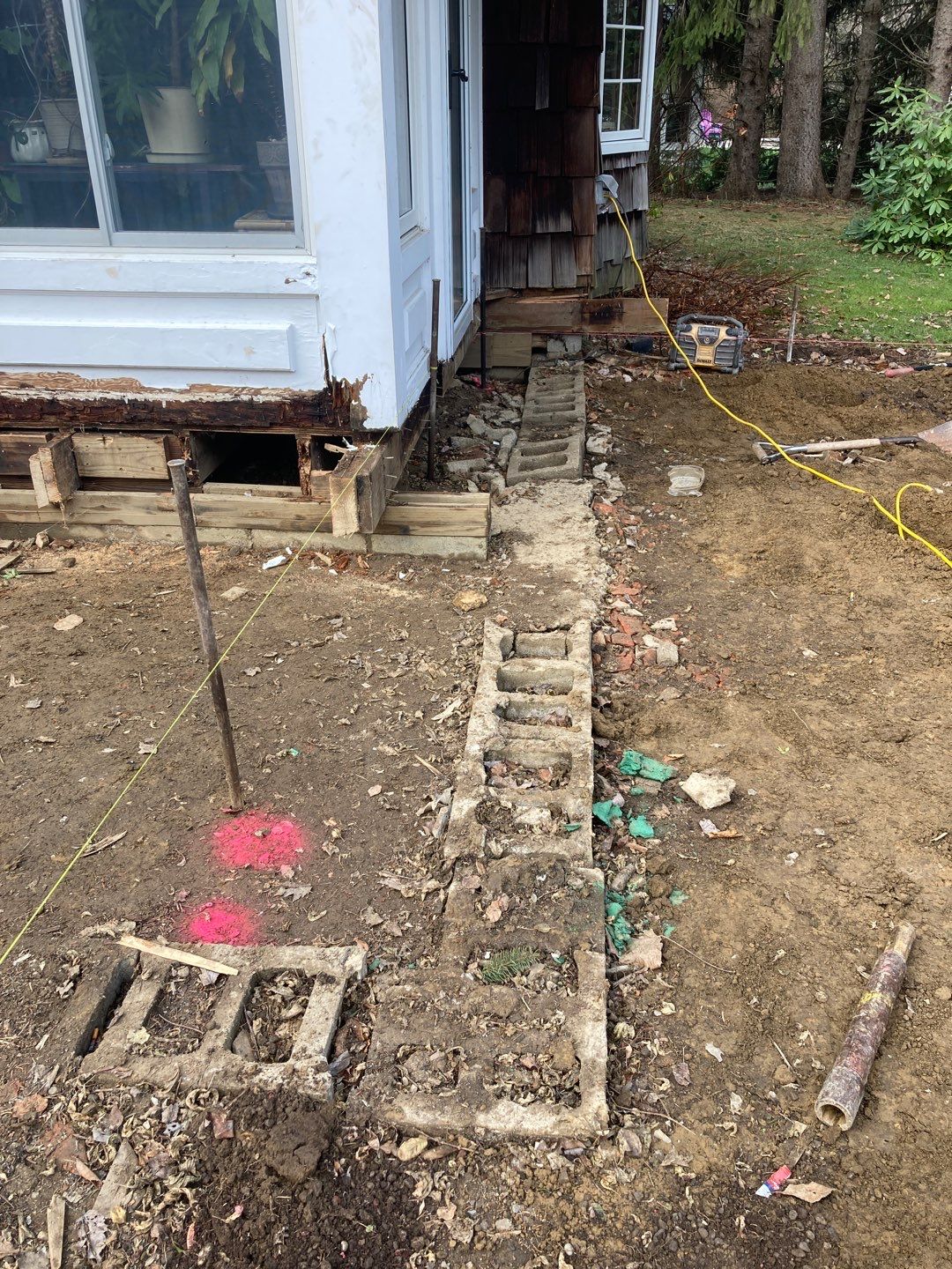Deck and Stamped Concrete by Ivy Lea Construction