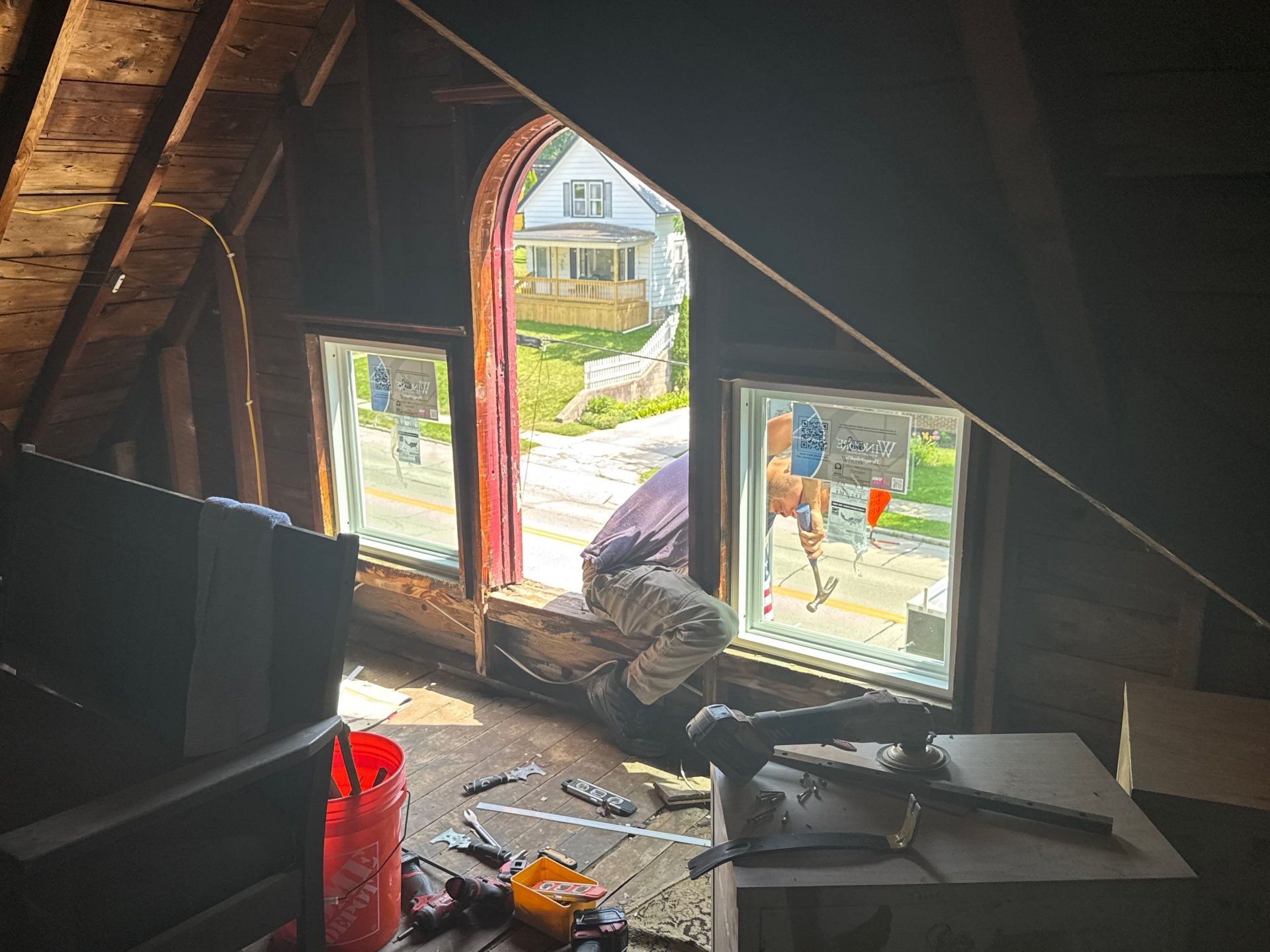 Gable siding and windows! by Gellings Roofing and Siding LLC