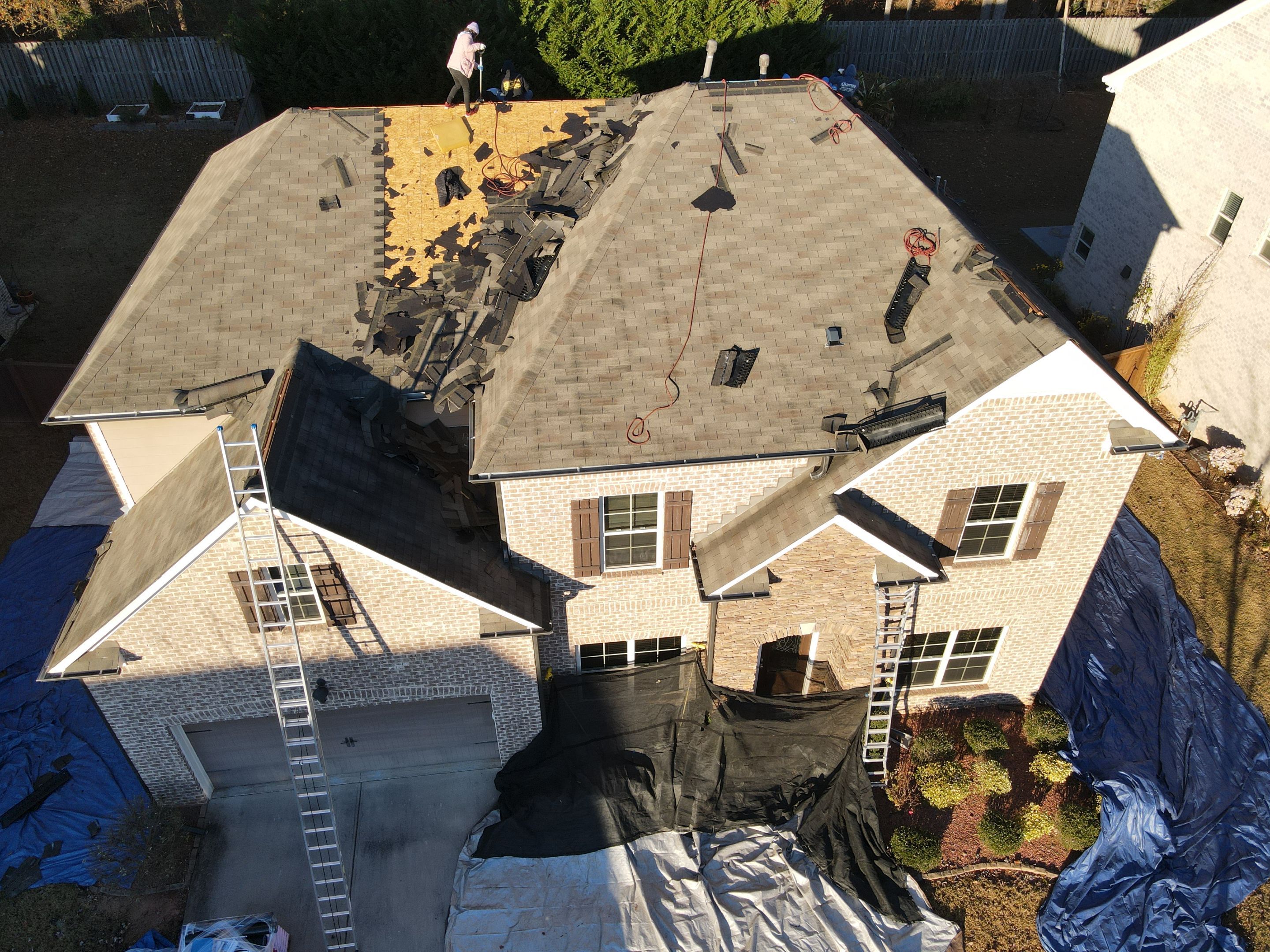 Residential Roofing Installation using Owens Corning by Inspector Roofing and Restoration