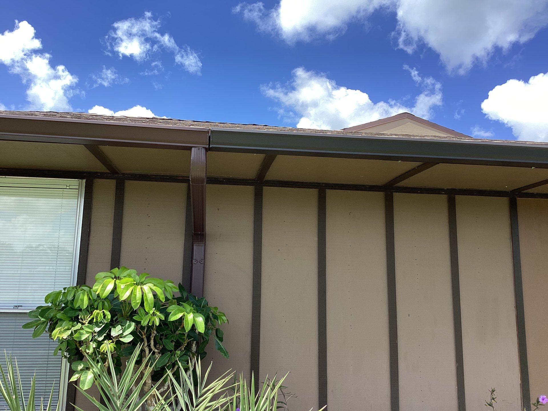 Custom Bronze Gutters Installation in Fort Myers FL by Gutter Professors
