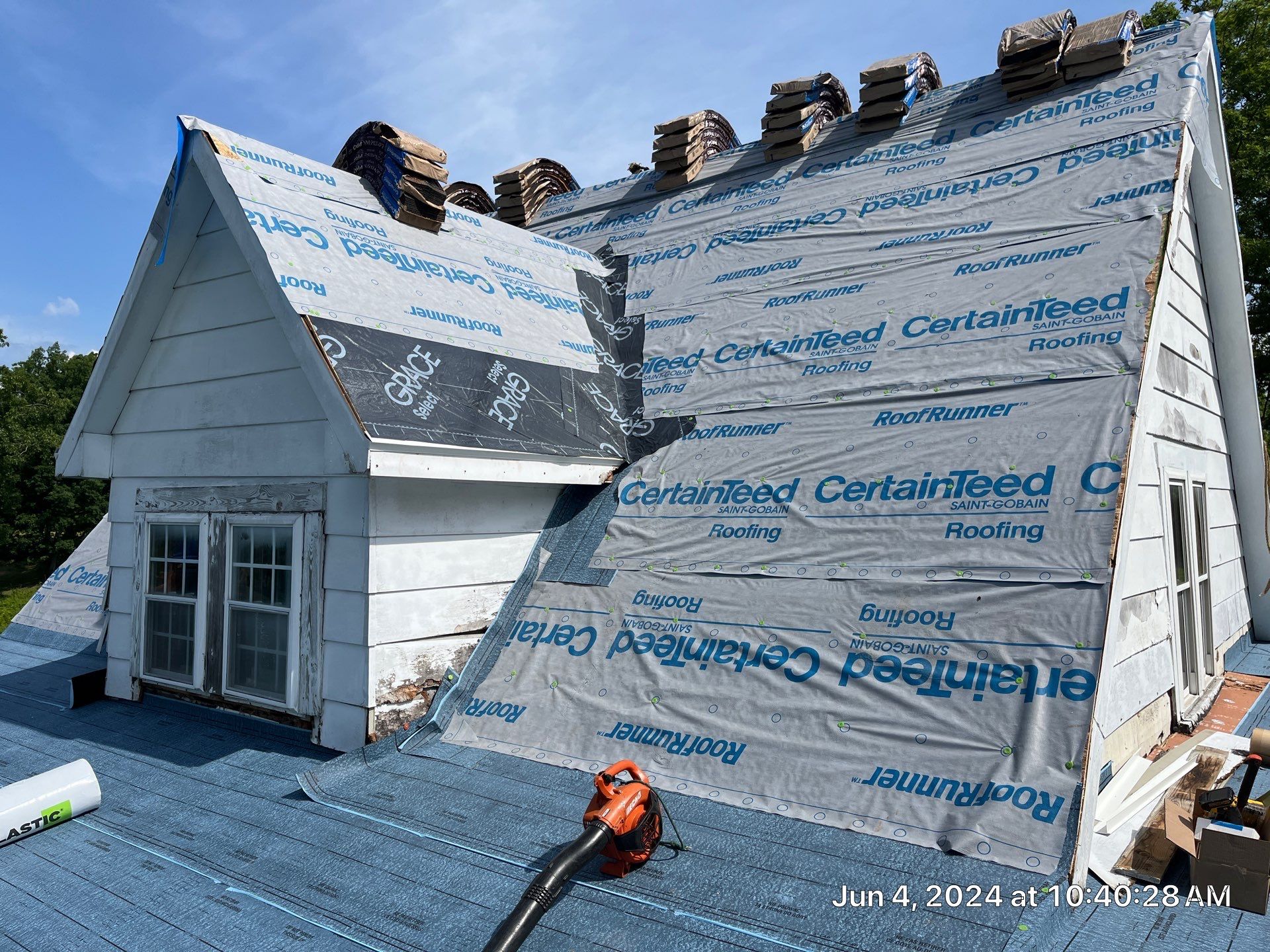 Residential Roofing Installation using Certainteed Landmark Pro Shingles by Fahey Roofing + Contracting