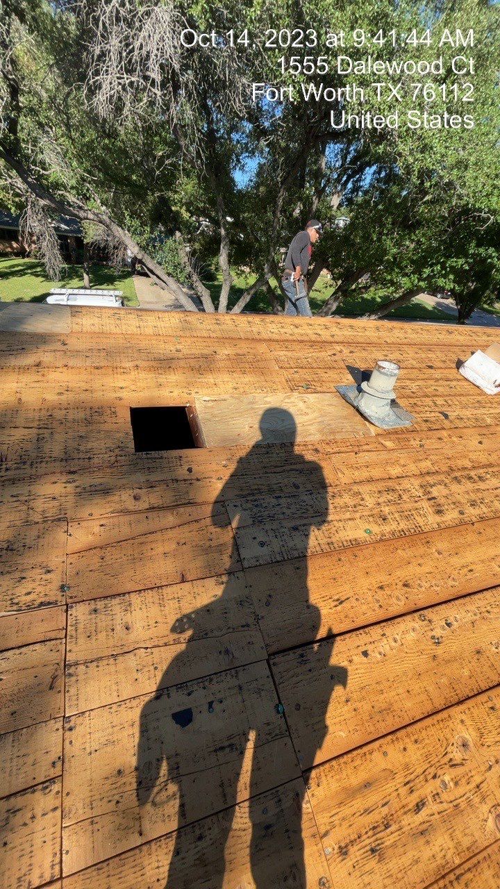 Residential Roof Replacement using GAF HDZ Shingles - Ft. Worth TX by Roof Experts