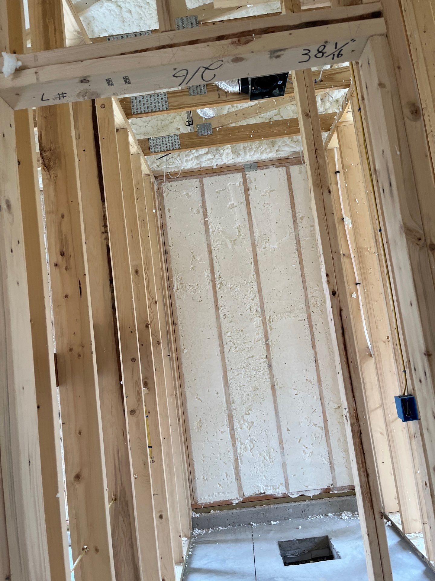 New Construction using open cell spray foam by NYS Foam & Energy