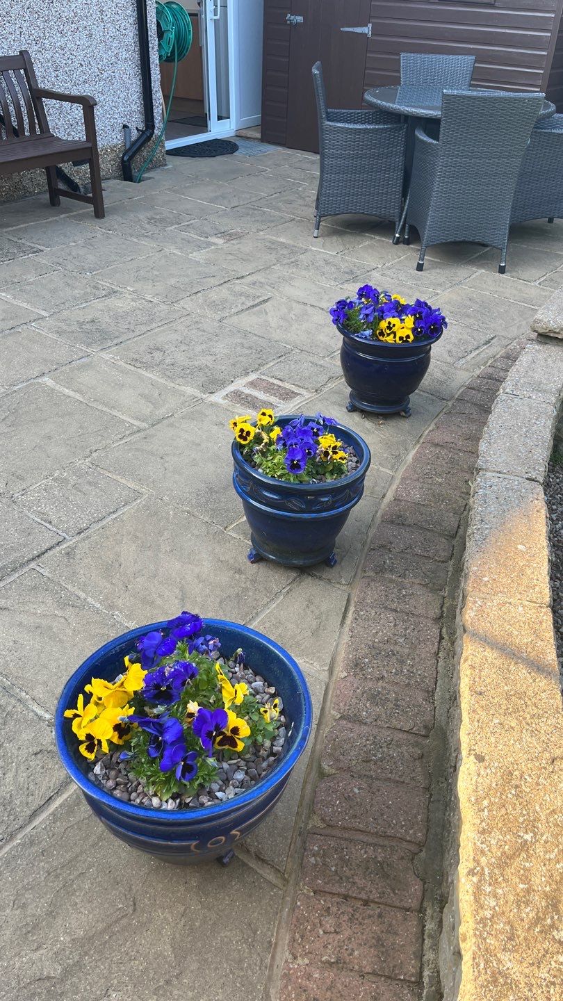 Patio Clean using Mosmatic Flat Surface Cleaner by Ges Exterior Cleaning ltd