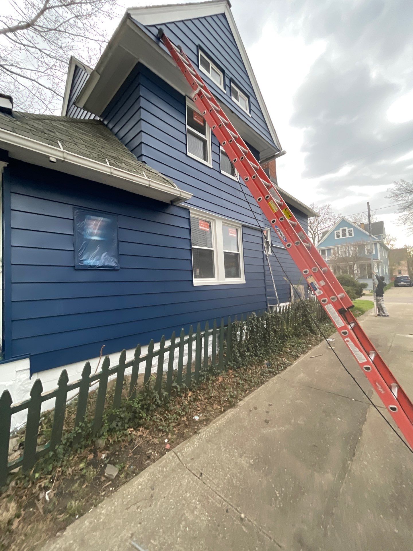 Exterior Painting using Benjamin Moore Element Guard by Callaway Contracting LLC