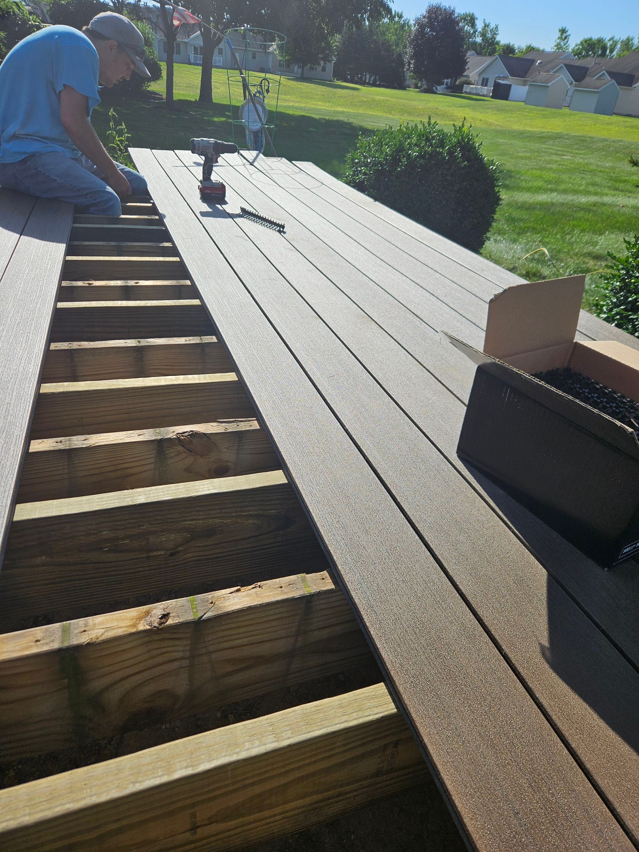 New Deck Build by Clark Builders LLC