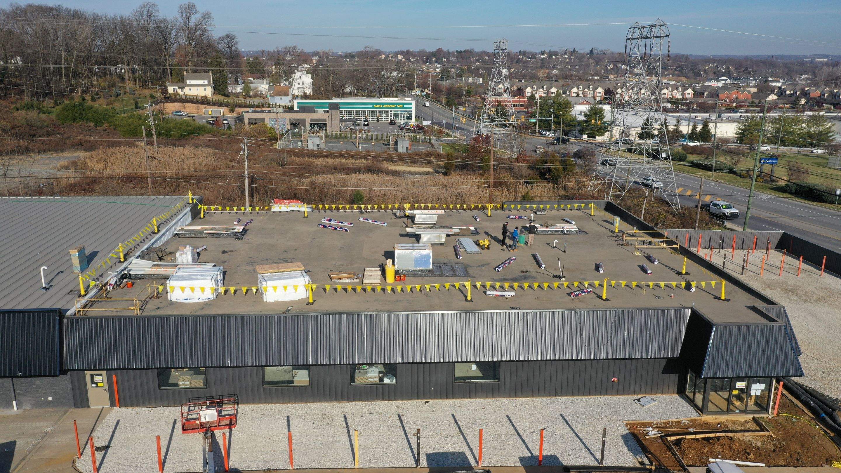 Commercial Roofing Installation using GAF TPO by All Site Roofing