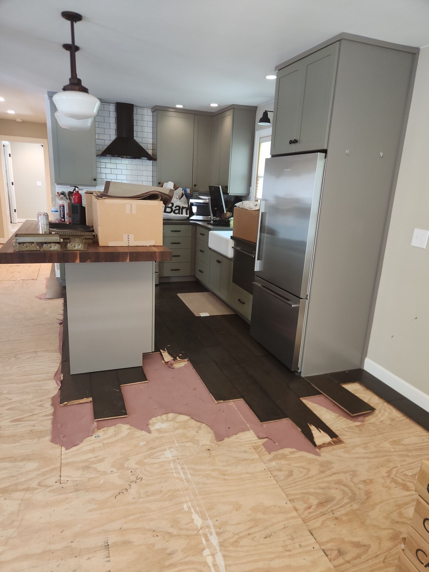 Cali Bamboo Prefinished installation by Ann Arbor Hardwoods