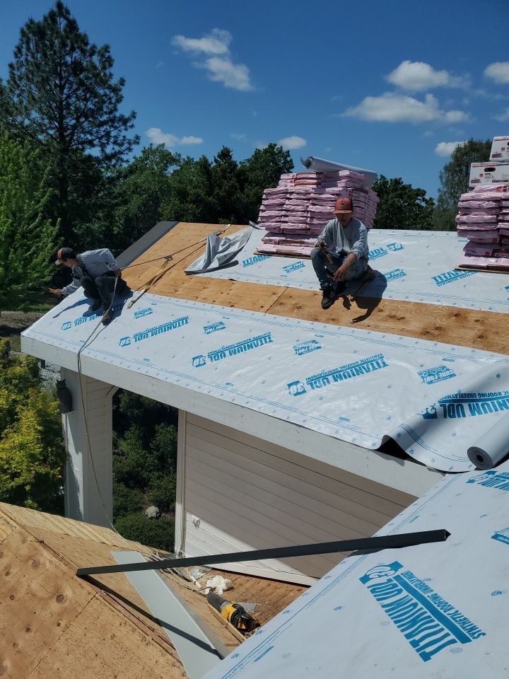 Attic Insulation, Dry-rot Repair, New Roof, Vulcan Vents, and LeafGuard Gutters on this beautiful home by Byers Enterprises 