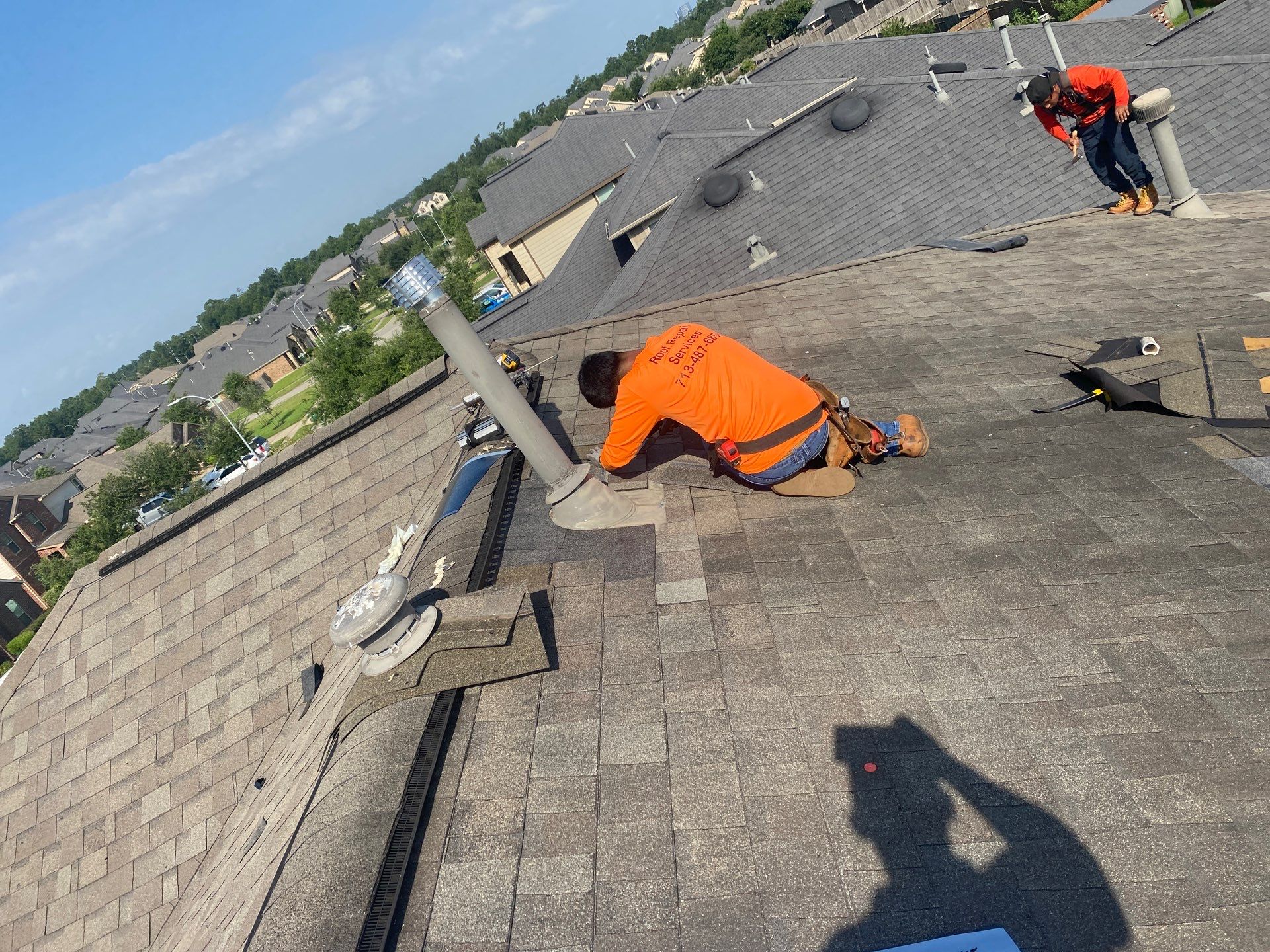 Hail Damage using Owen's Corning Duration (Lifetime) Shingles by Roof Repair Company