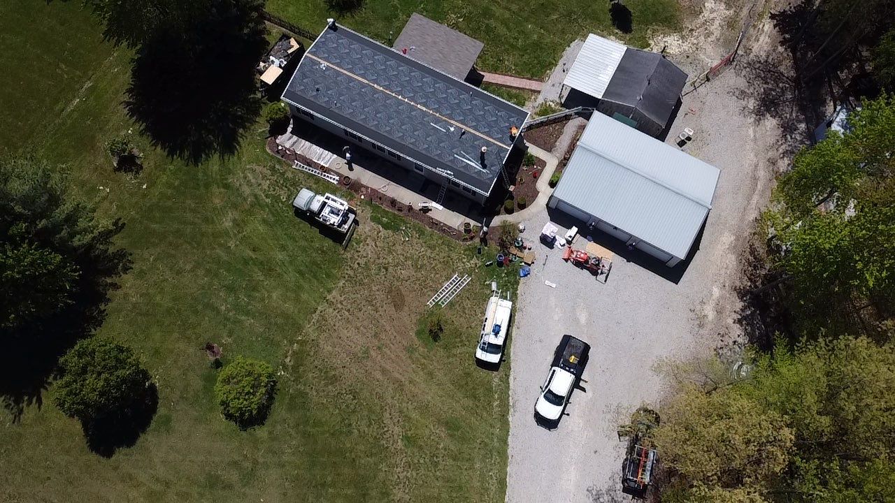 Residential Roofing Installation using Owens Corning Estate Gray Duration by Storm Contracting 