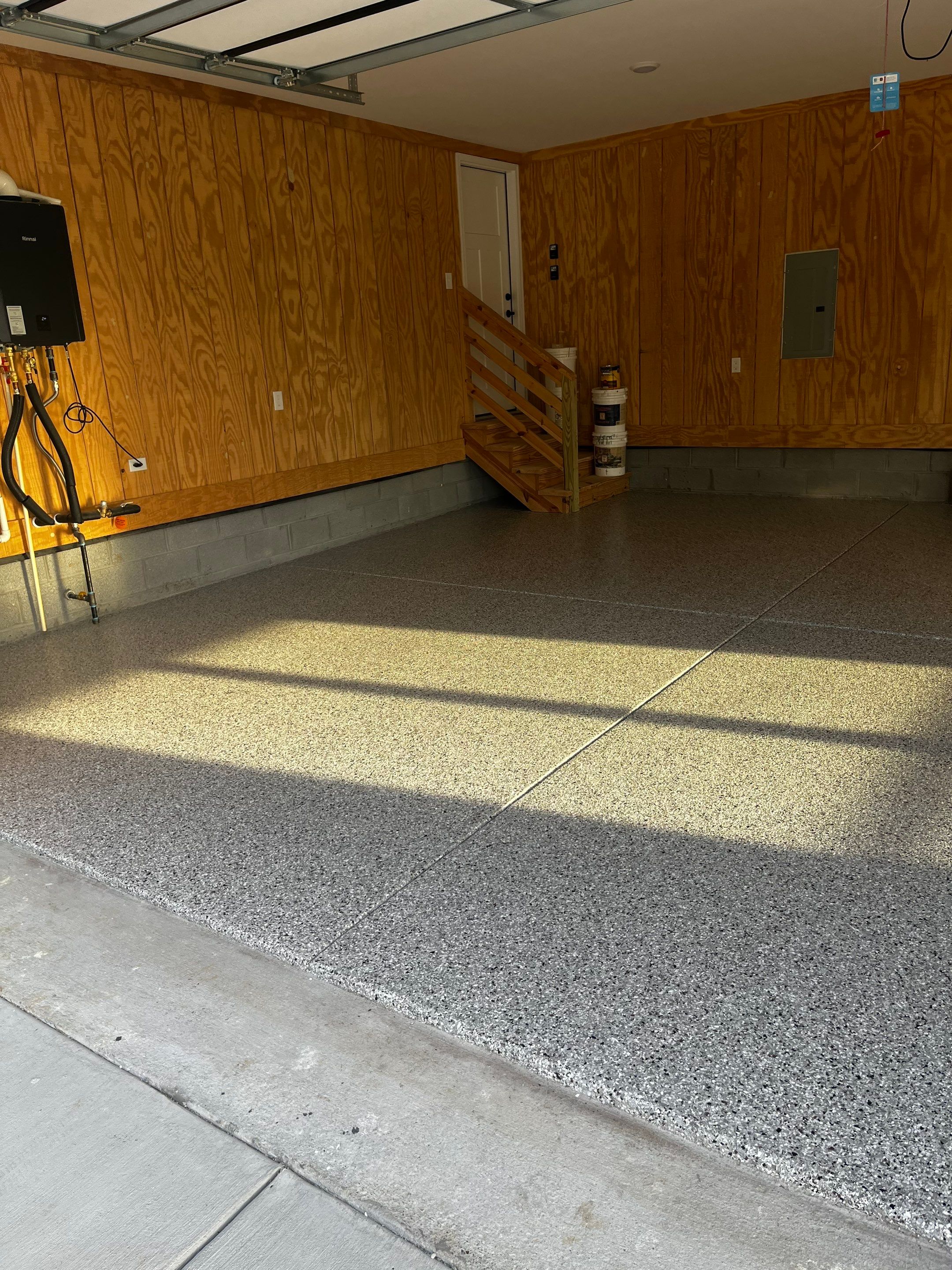Garage Floor Coating using Coyote by My Garage Floor Guys