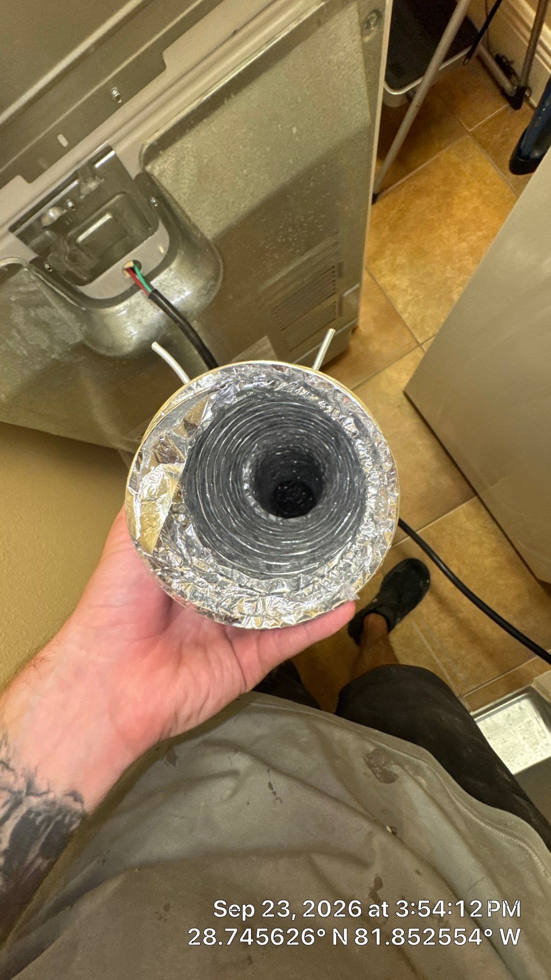 Dryer Vent Lint Removal in Leesburg by Hygienic Air, Inc