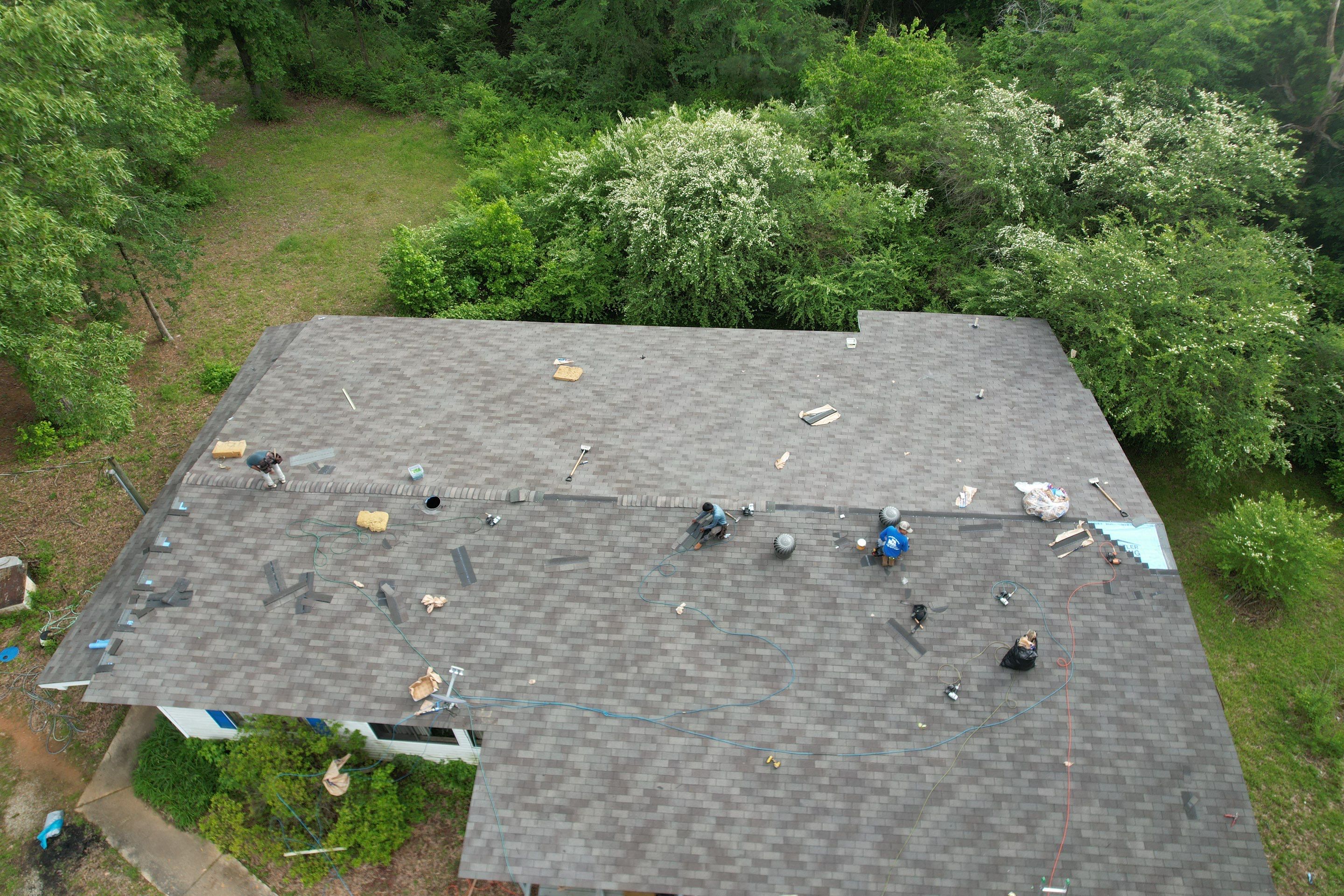 Residential Shingle Reroof using CertainTeed XT25 by Hostetler Roofing