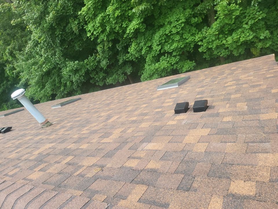 Residential Roofing Installation using Owens Corning Duration Brownwood by A Plus Exterior