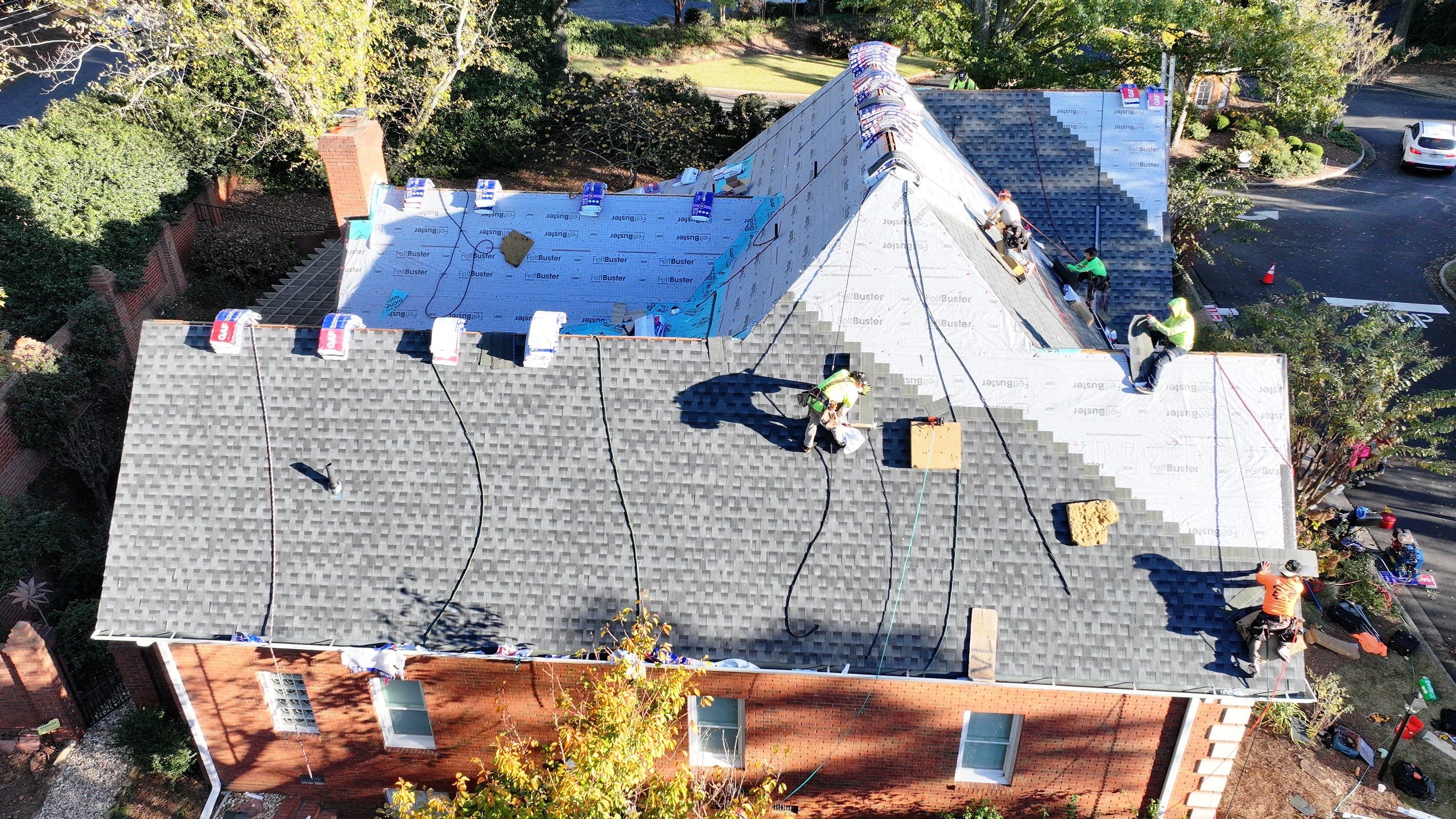 GAF Timberline HDZ in Charcoal by Element Pros Roofing, LLC