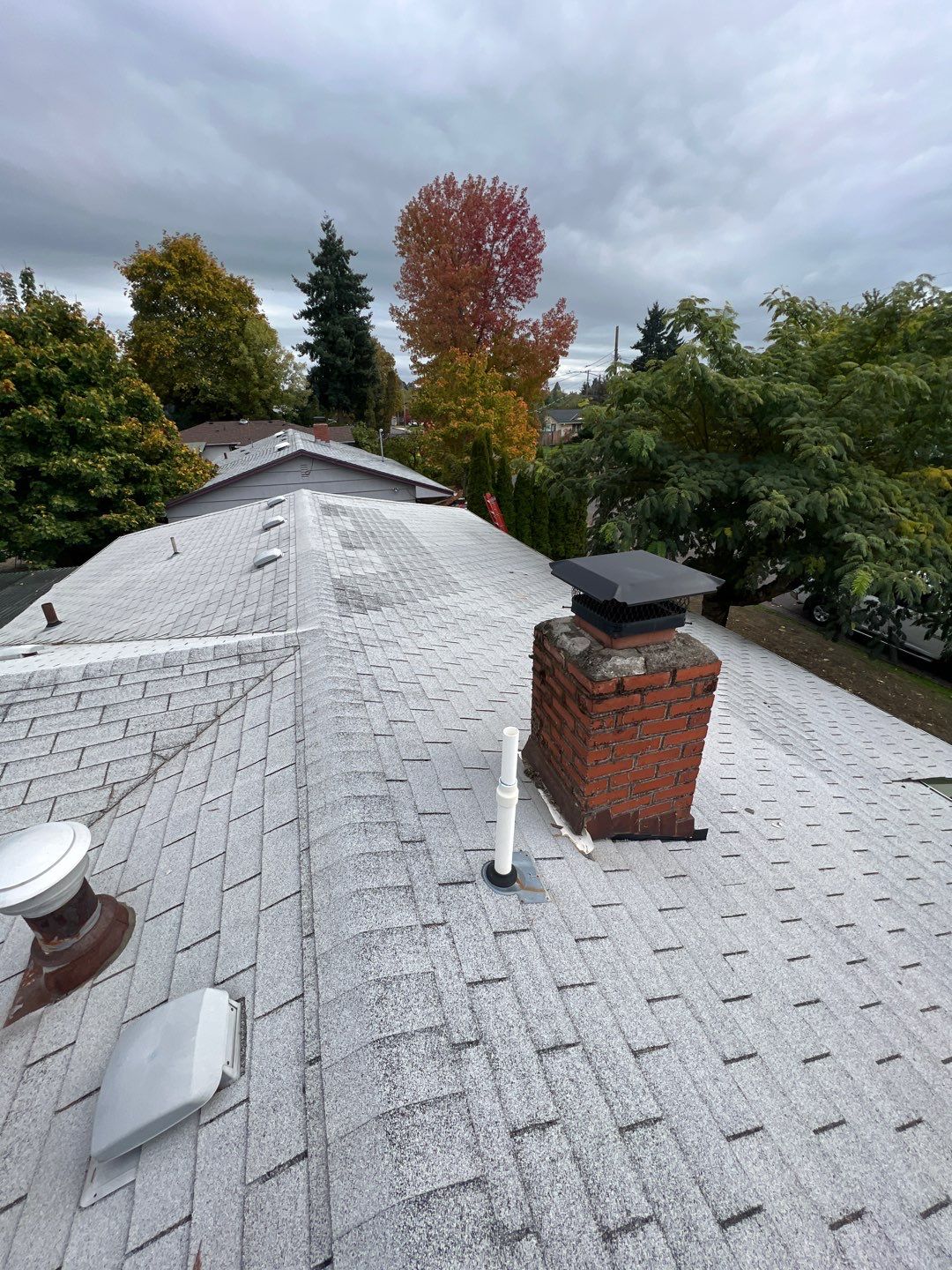 Residential Roof Installation: IKO Dynasty 30 Year Shingle Color: Frostone Grey by Orezona Building & Roofing Company, Inc.
