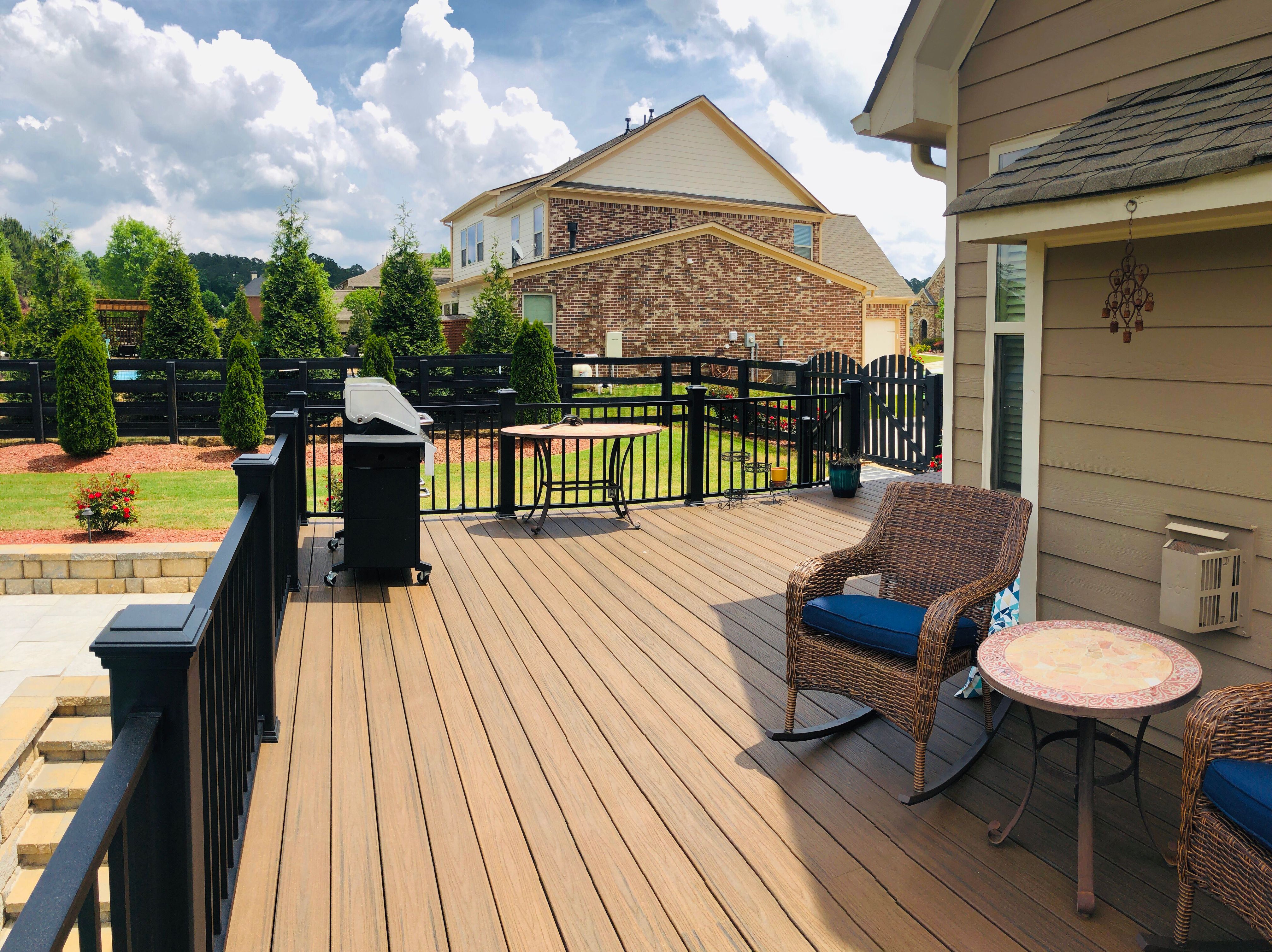 Composite Deck Installation and Railing Upgrade in Woodstock, Georgia by Swift Home Renovations