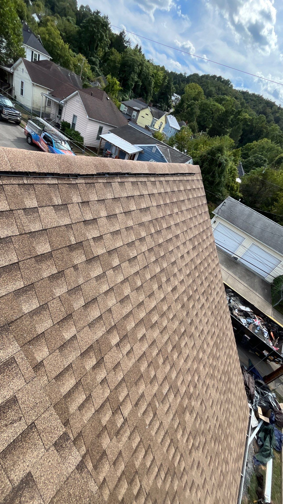 Residential Roofing Installation using GAF Timberline HDZ Shakewood by Rainstoppers Roofing