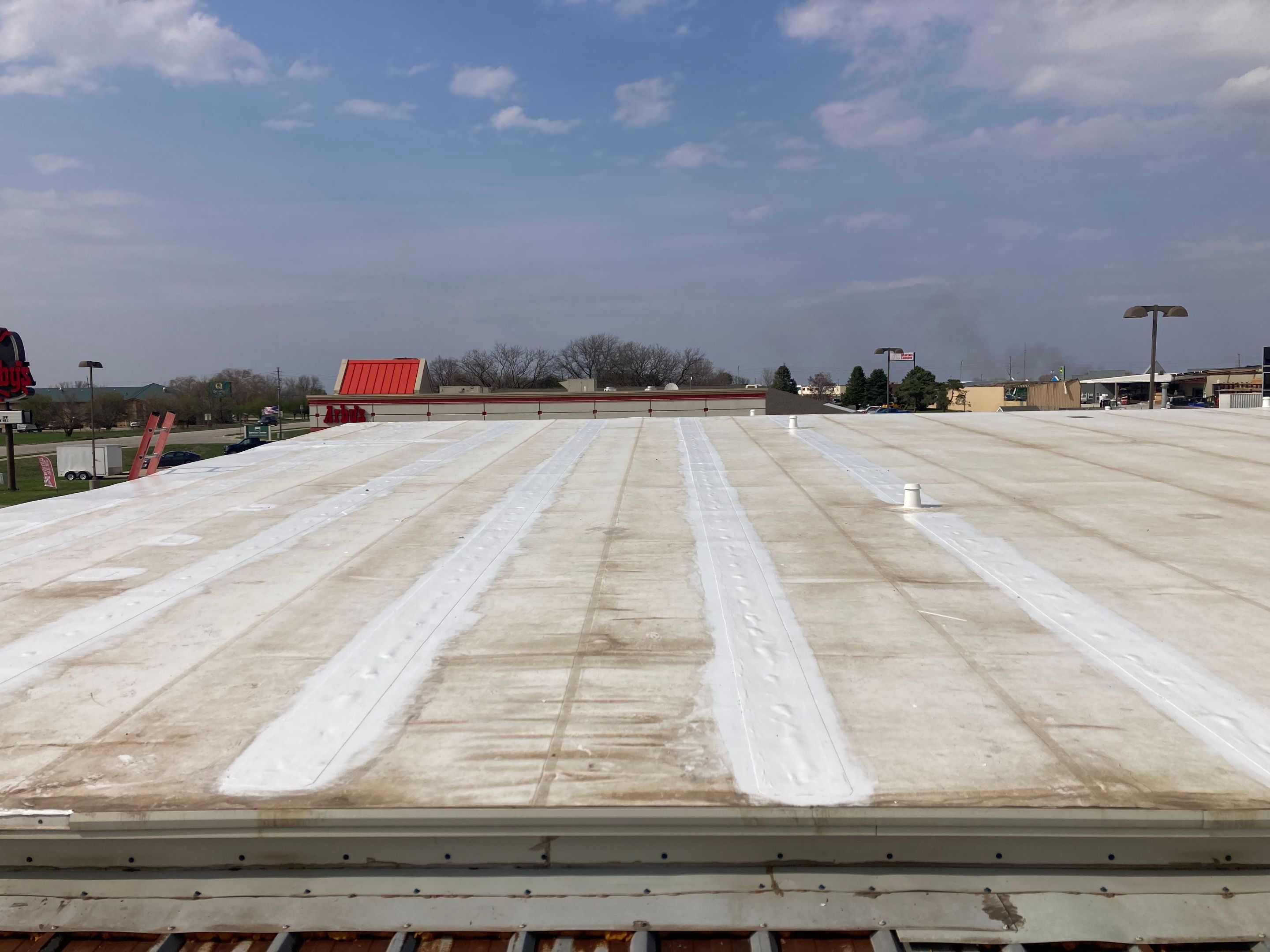 Commercial Roofing Repair using DURO LAST by Grell Roofing, LLC