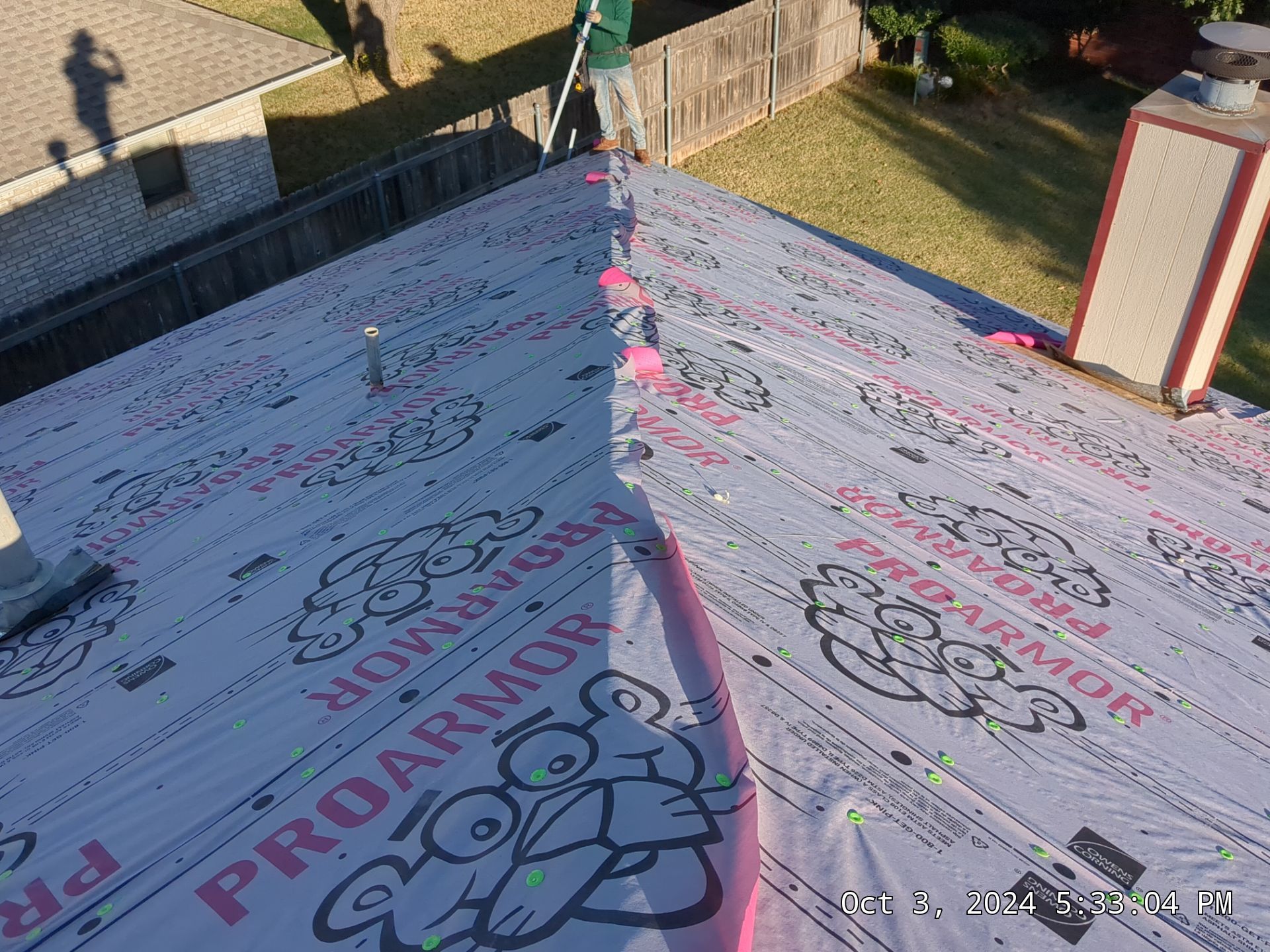 OKC Residential Roofing Installation using Owens Corning by Blackforest Roofing