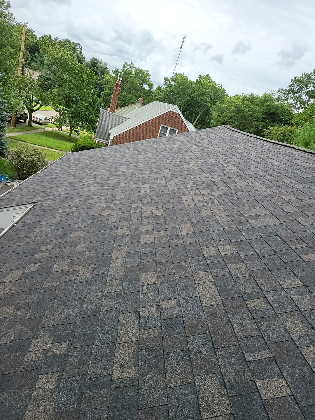 Residential Roofing Installation using Owens Corning TruDefinition Duration Designer - Black Sable by A Plus Exterior
