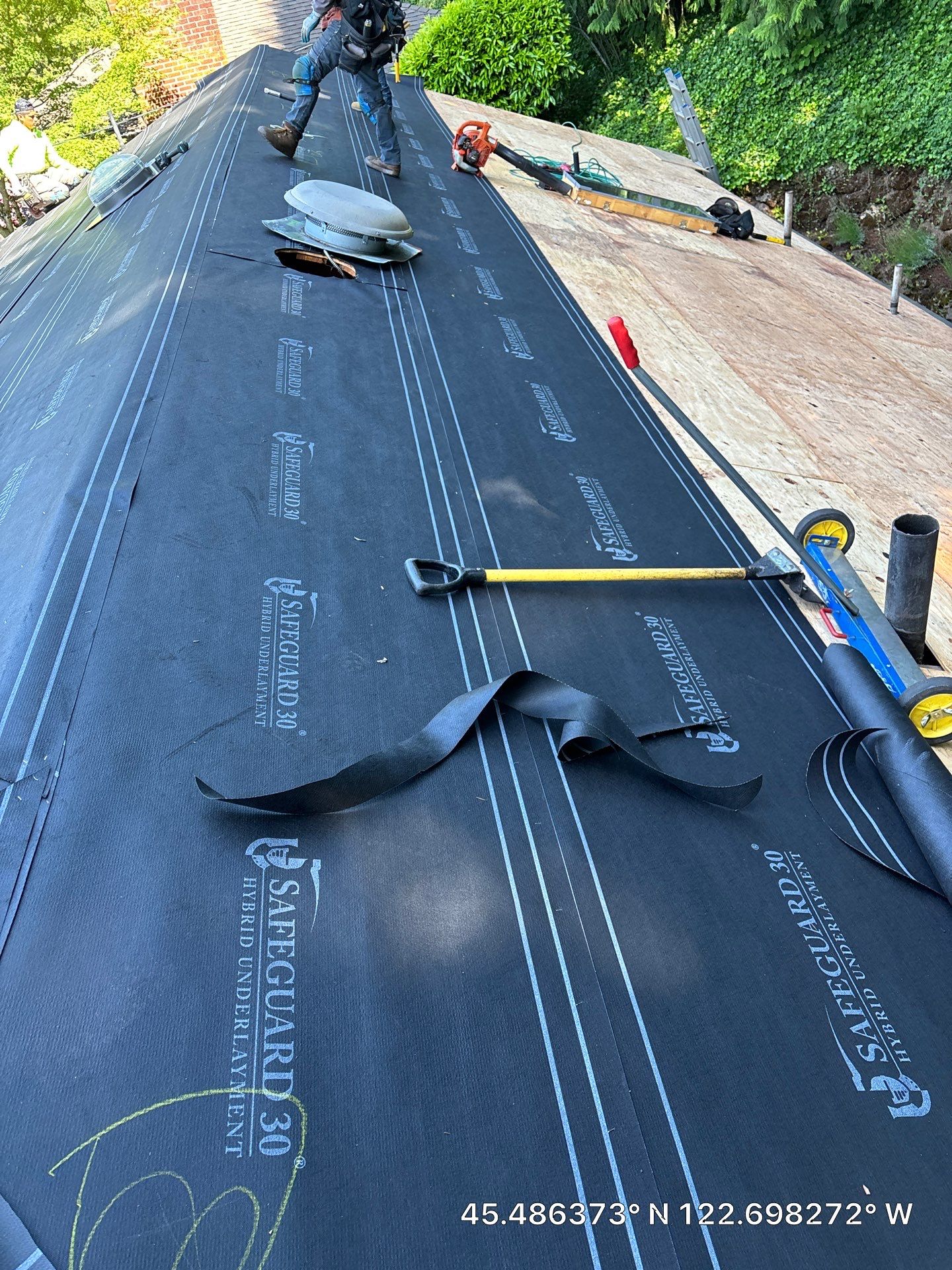 Project in Portland by Tom Leach Roofing