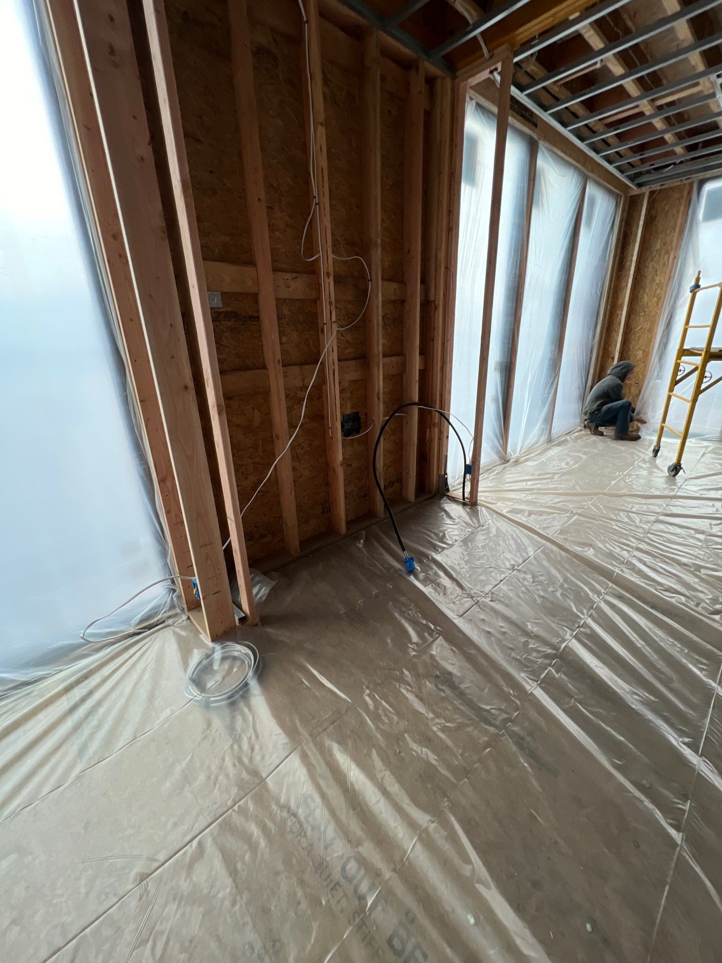 New Construction using Closed Cell Spray Foam by NYS Foam & Energy