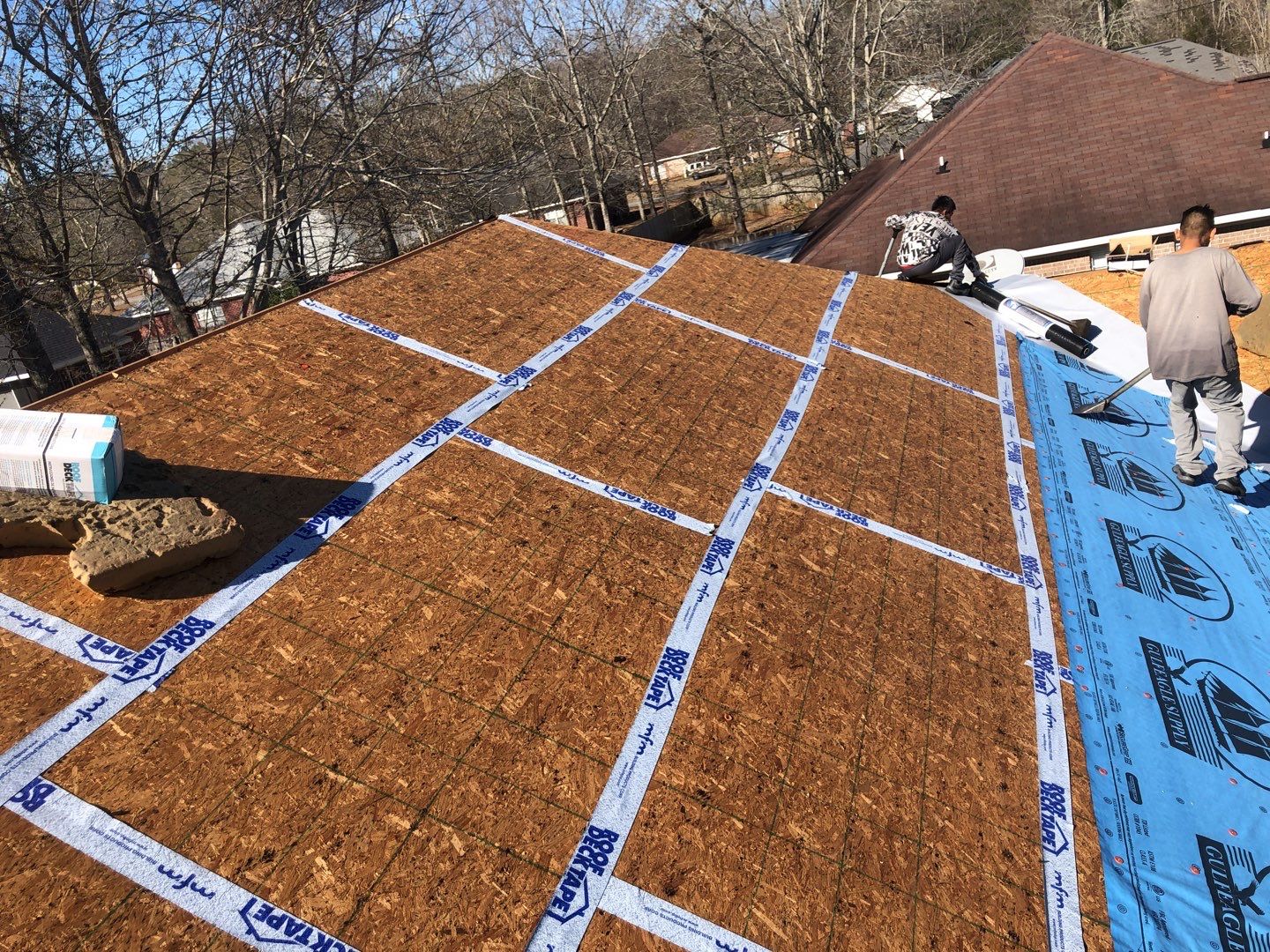 Residential Roofing Installation using Roof Replacement by American Roofing & Construction LLC