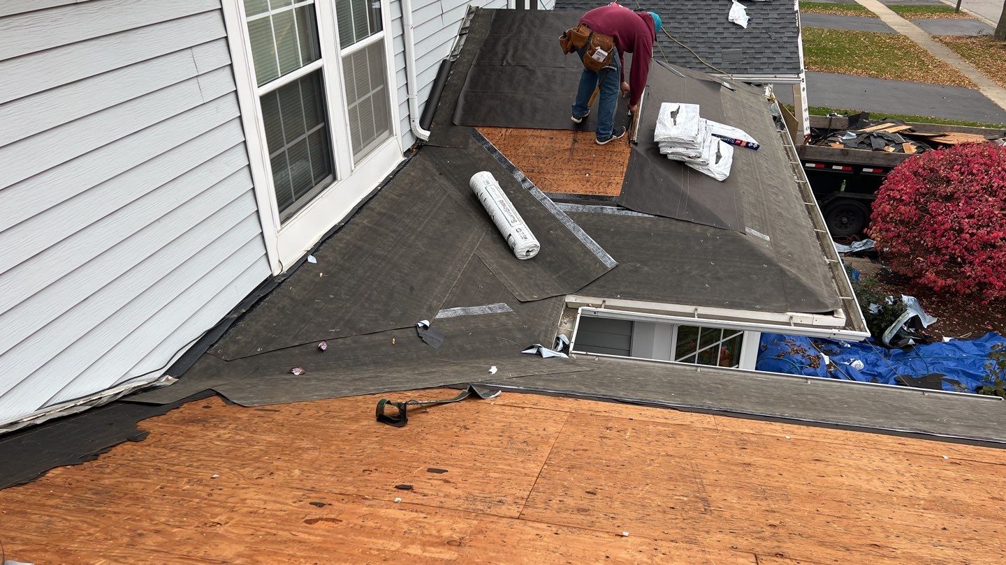 Multi-family unit roof replacement. using GAF Timberline HDZ by Pro Home Services Inc