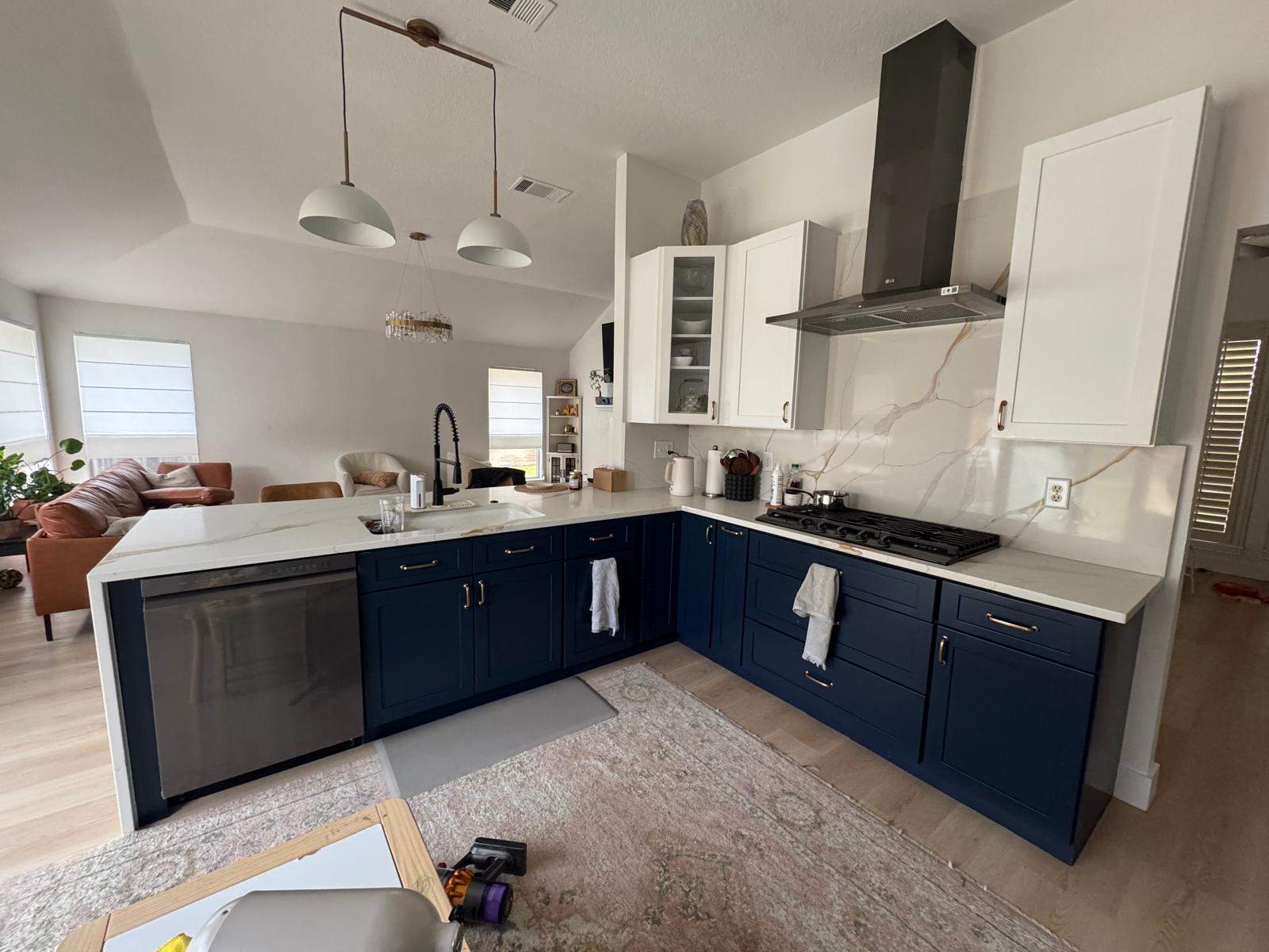 Maximum Flow & Function: Open Concept Kitchen Remodel and Custom Pantry by Tibi Soli LLC